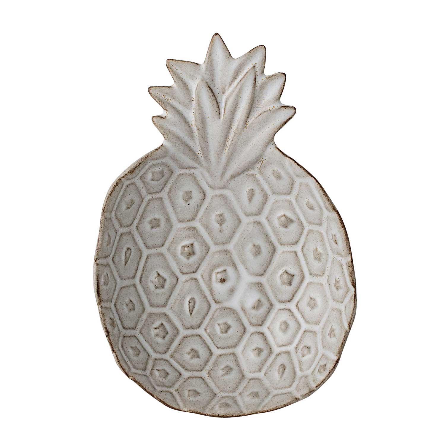 Tablett als Ananas, Terracotta - Schale für Deko & Speisen