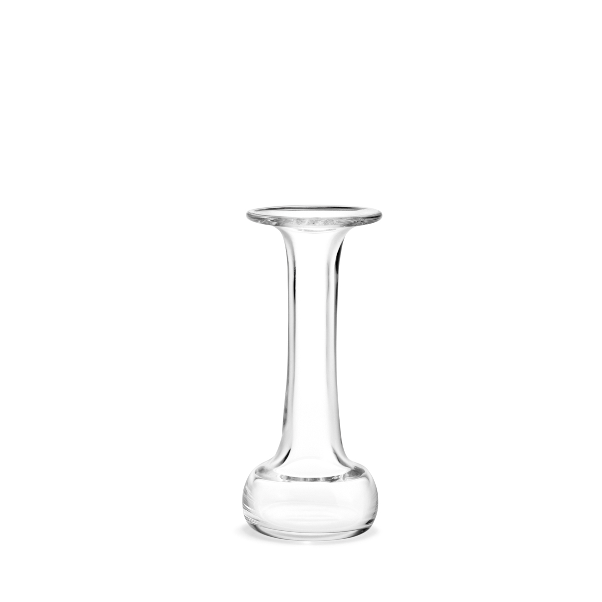Holmegaard - Blumen & Solitairvase aus Klarglas, mundgeblasen