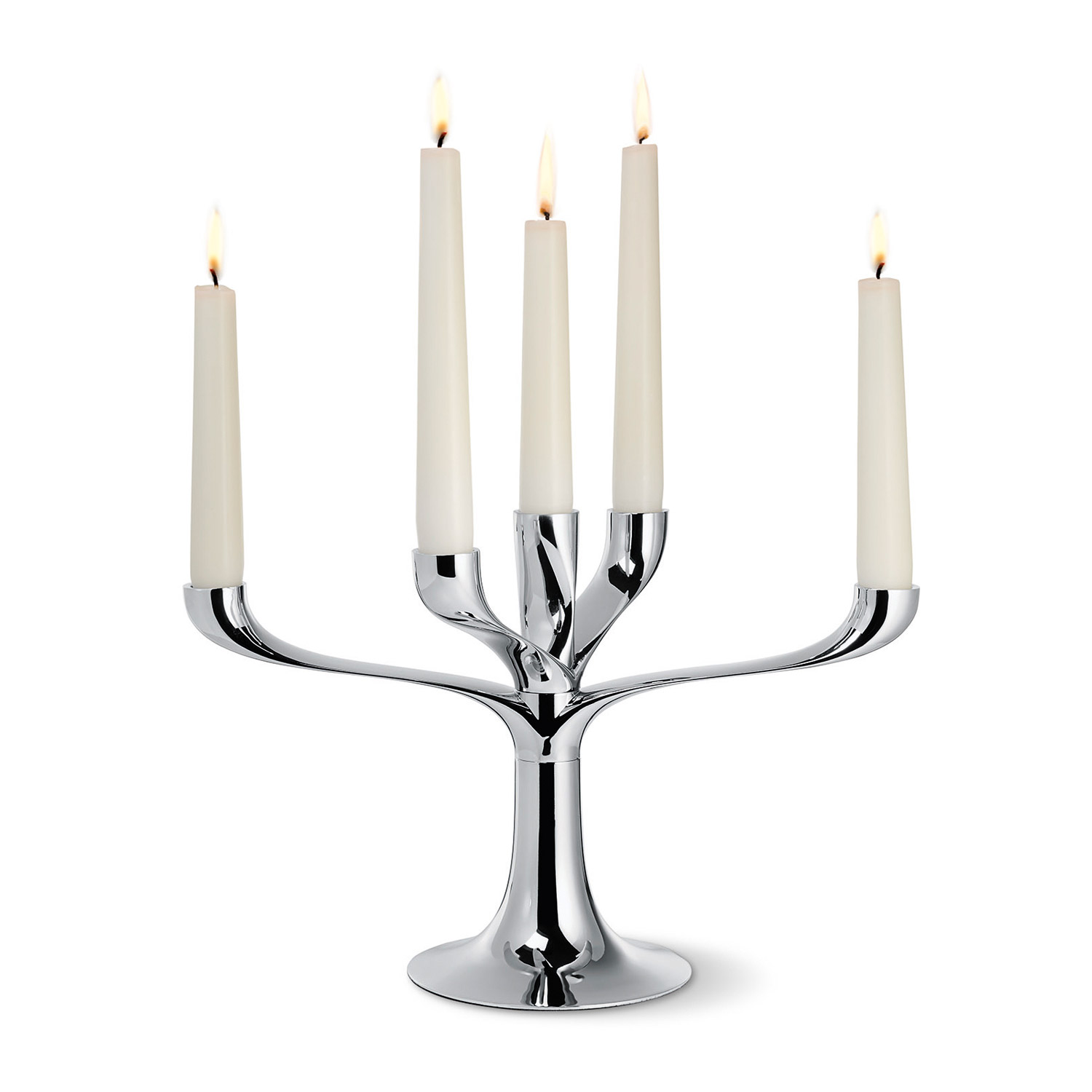 Kerzenleuchter_CANDELABRA_Philippi1 Kerzenständer mit Stecksystem mit 5 Kerzen