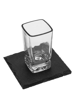 Schiefer_3 4x Schiefer Untersetzer 10x10cm