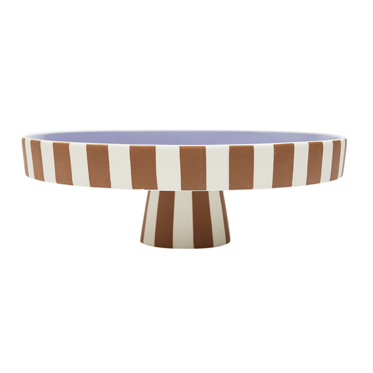 OYOY - Tablett Toppu - Keramikschale im Streifen-Design - Ø 27 cm