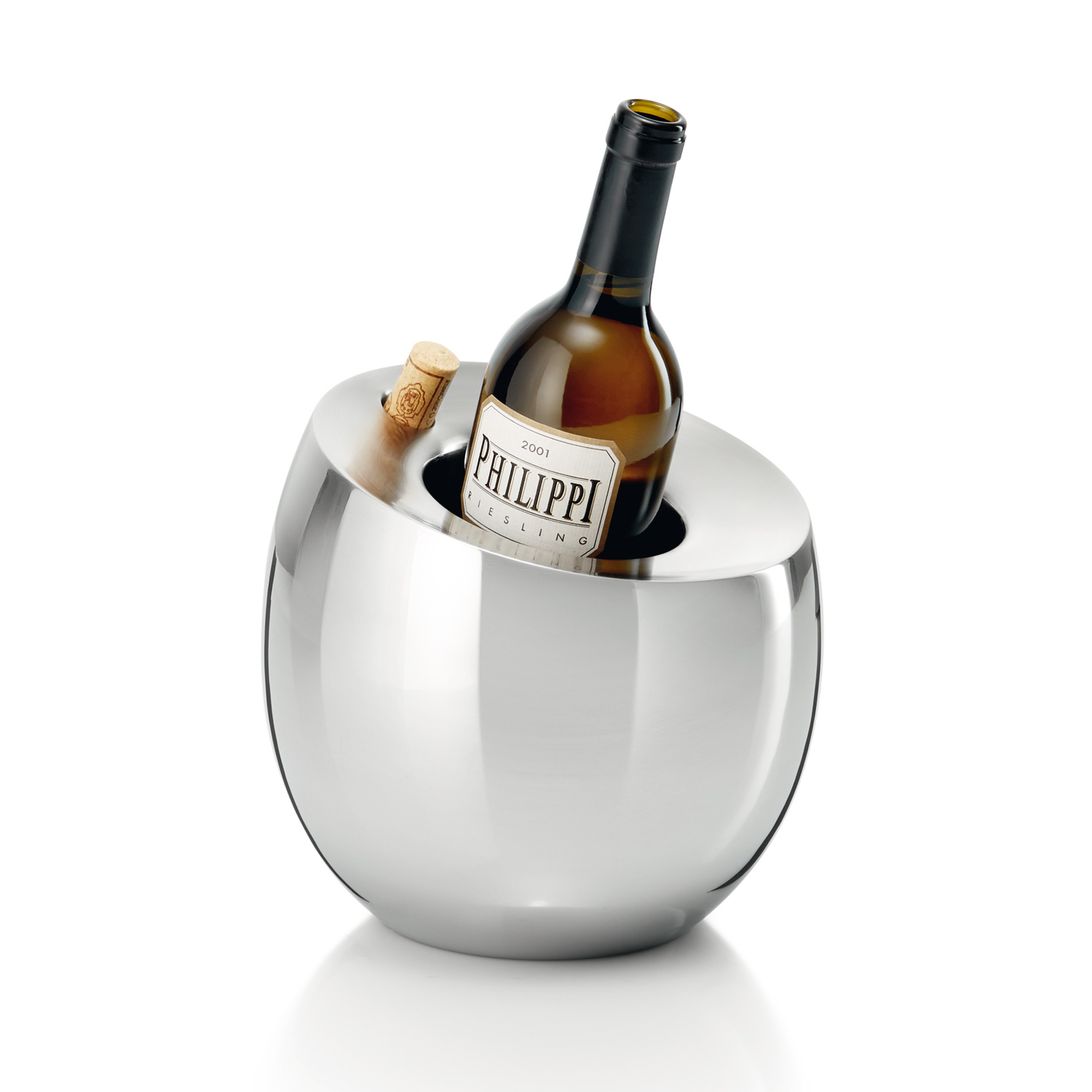202018_FROID_Weinkuehler Runder Weinkühler aus Edelstahl