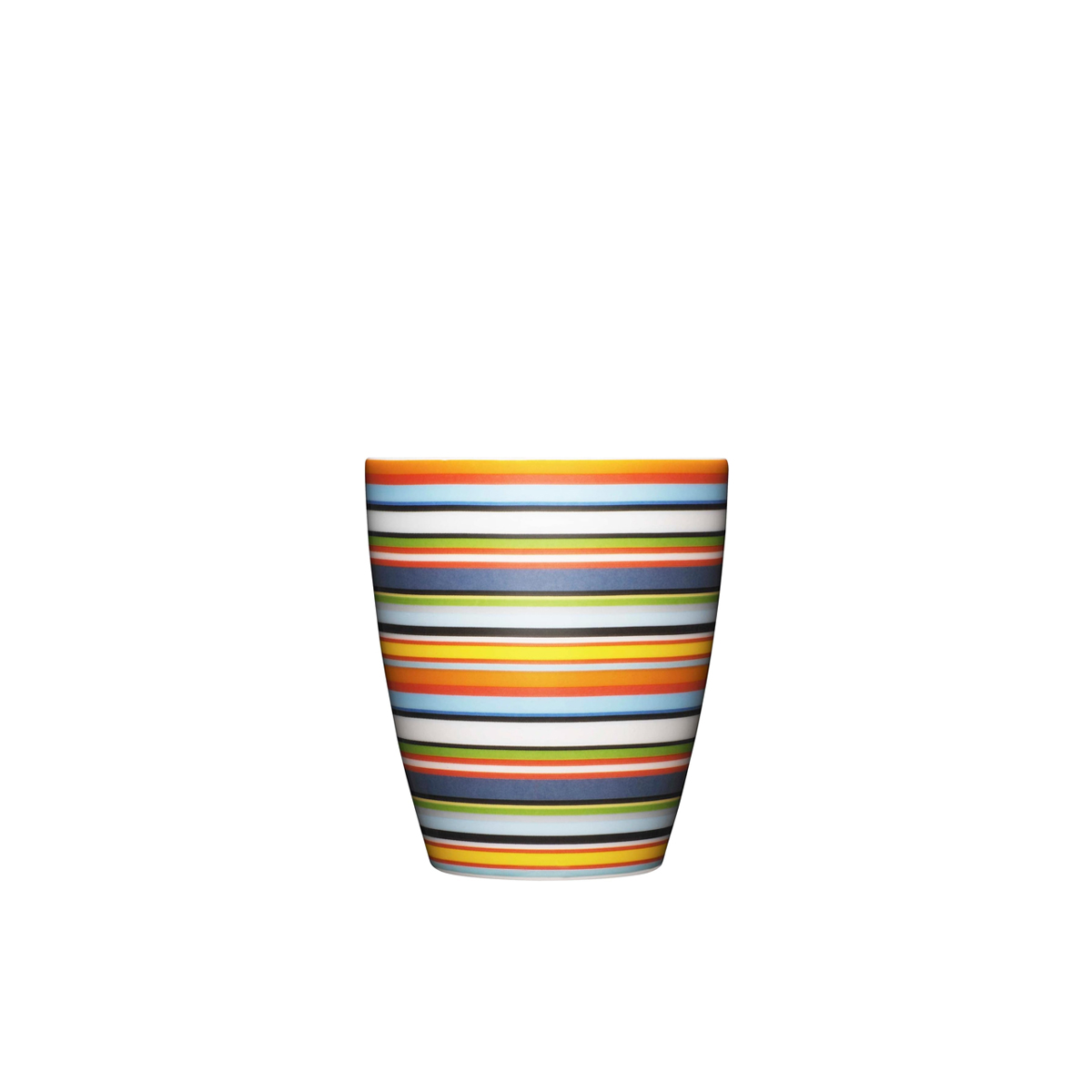 Iittala - Origo Trinkbecher mit Streifenmuster Orange 0,25L