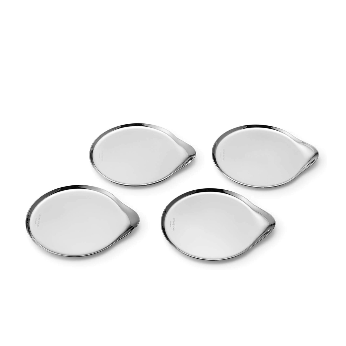 Georg Jensen - WINE Untersetzer aus Edelstahl, 4 Stck.