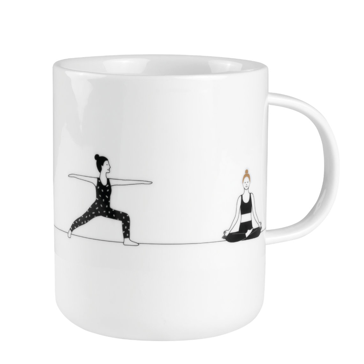 Räder – Geschenktasse 'Yoga' – Porzellan Tasse Design Geschenkidee