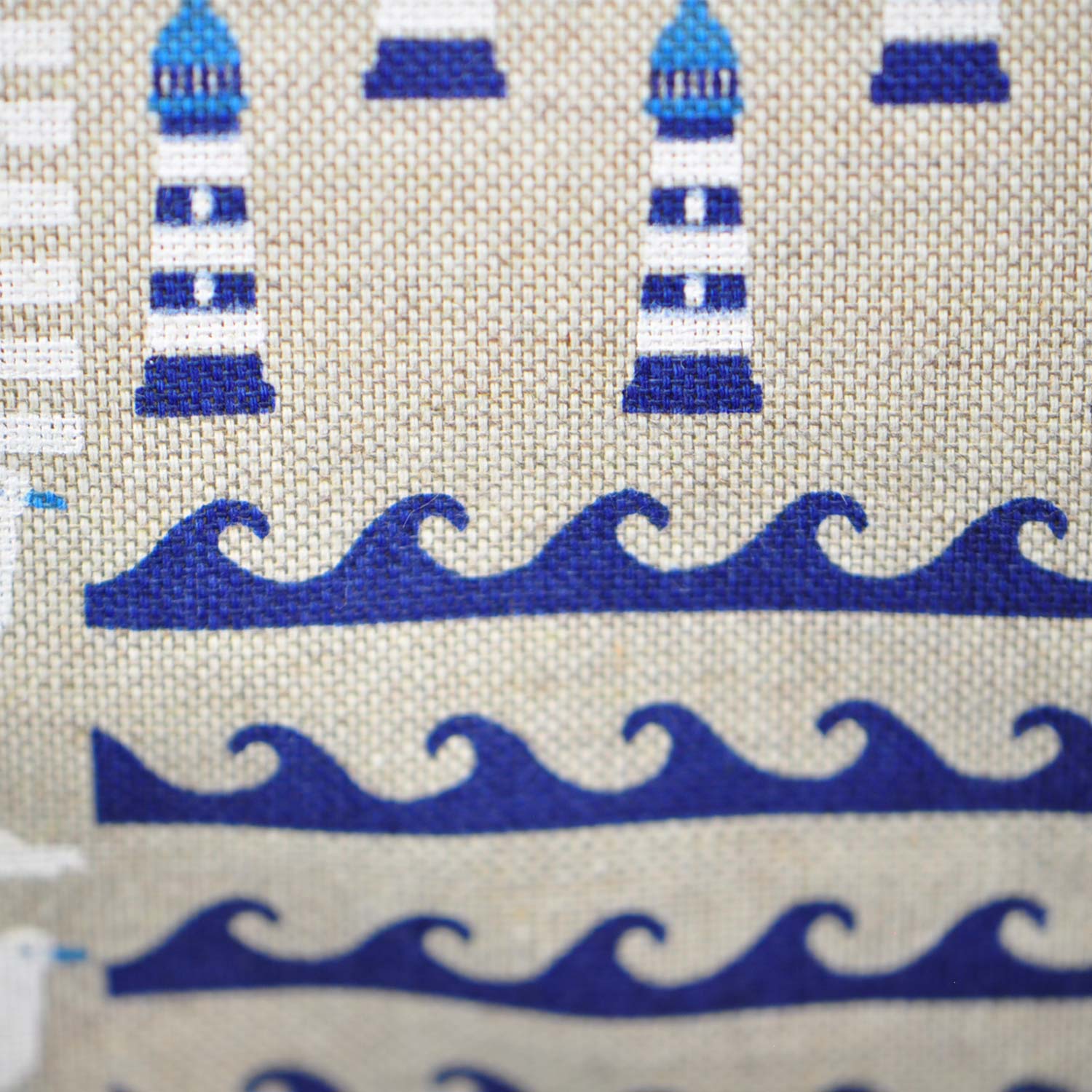 Zierkissen mit maritimen Motiven - Struktur