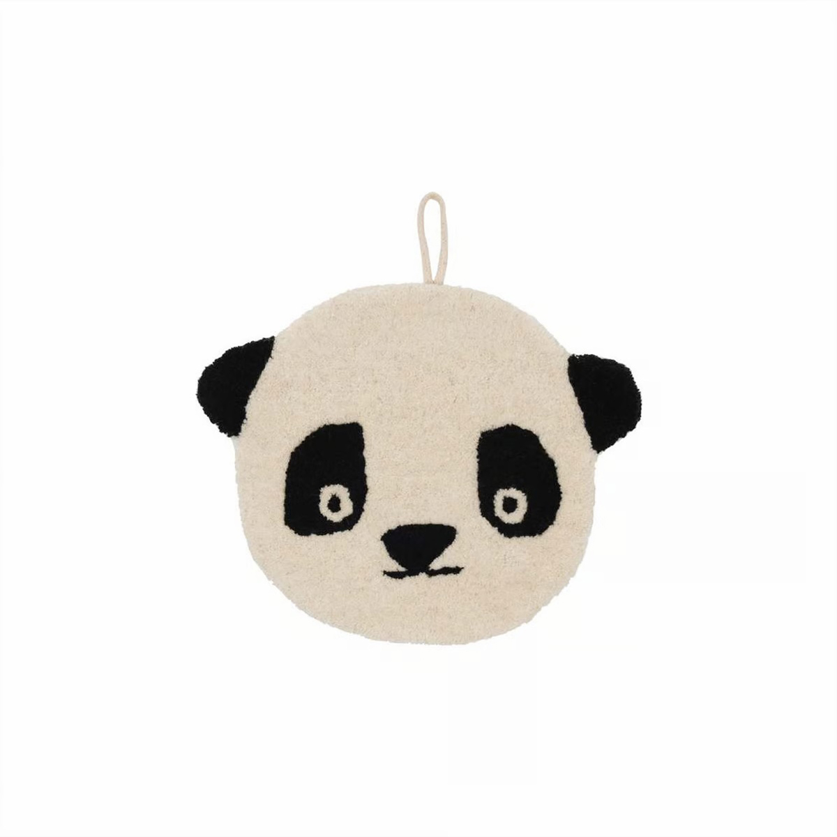 OYOY - Wandteppich Panda Miniature, Wallhanger Pandabär, Wanddeko Kinderzimmer