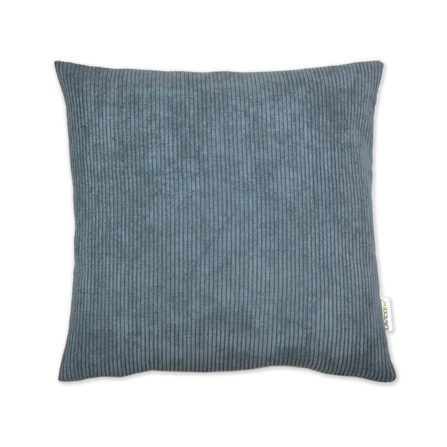 ZK101 Dekokissen Breitcord Zierkissen Blau