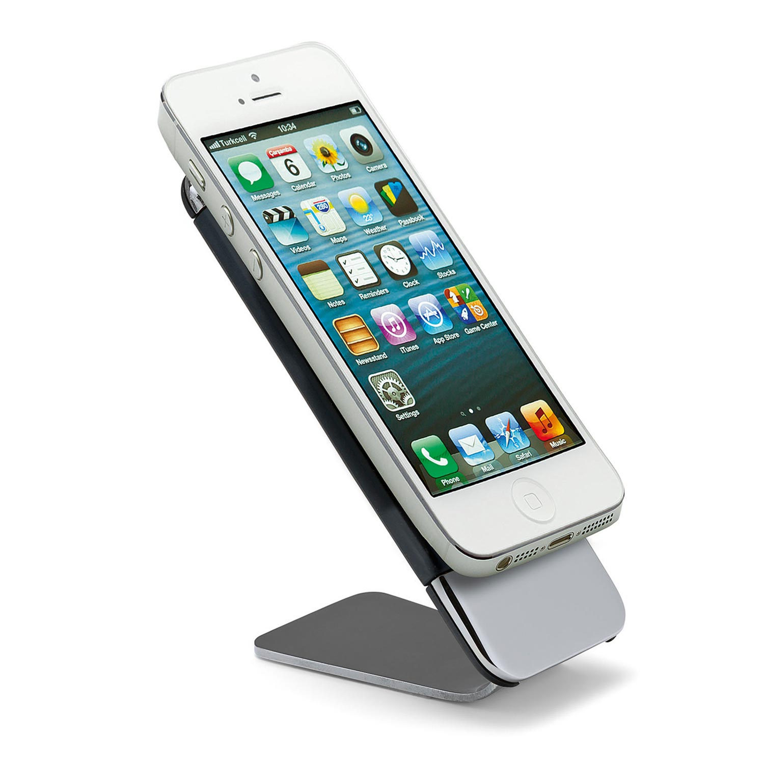 GRIP_Handyhalter1 Rutschfester Handyhalter aus Metall mit Telefon