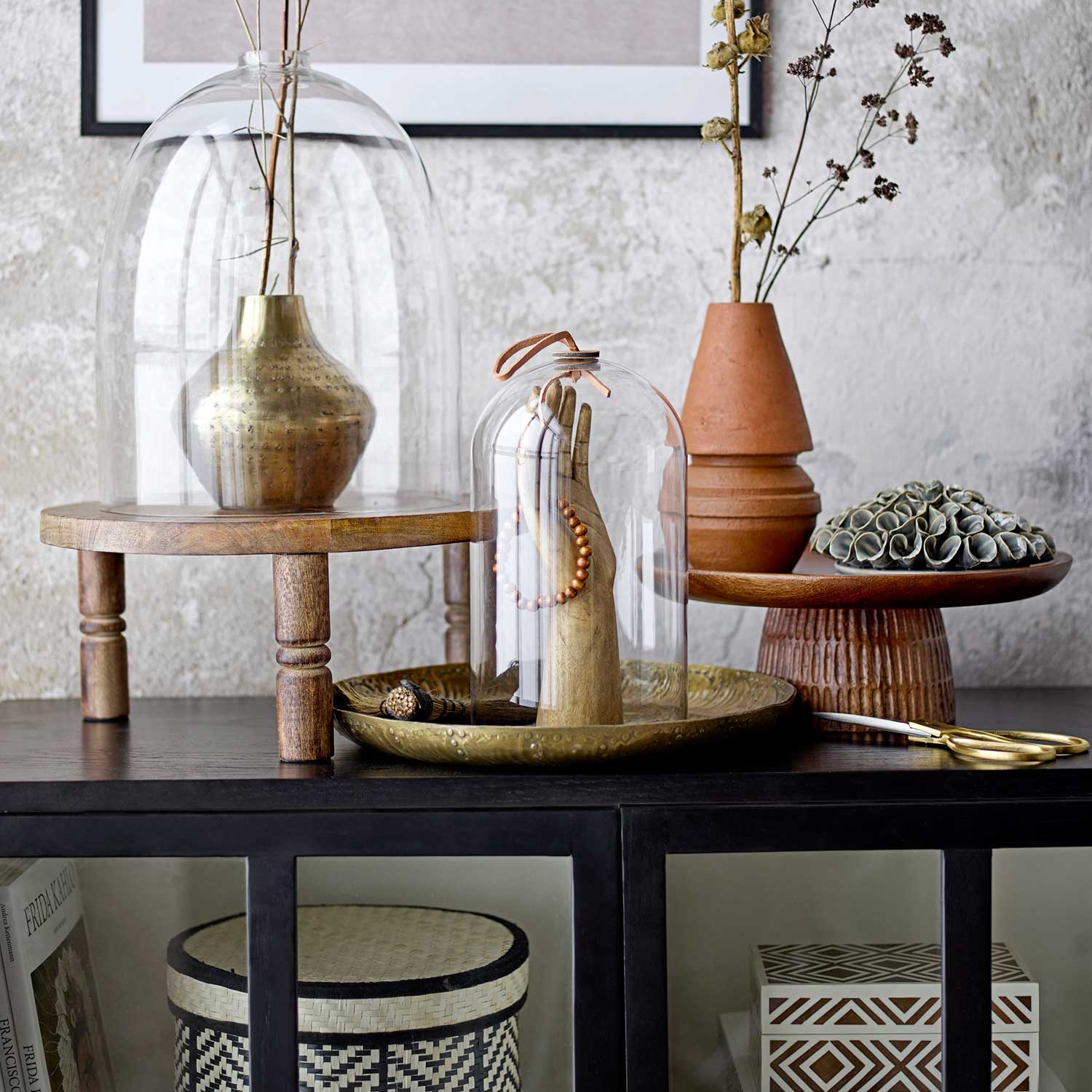 Hand_als_Schmuckstaender_82049852_4 Dekorative Hand aus Mangoholz - als Schmuckständer mit Dekoration