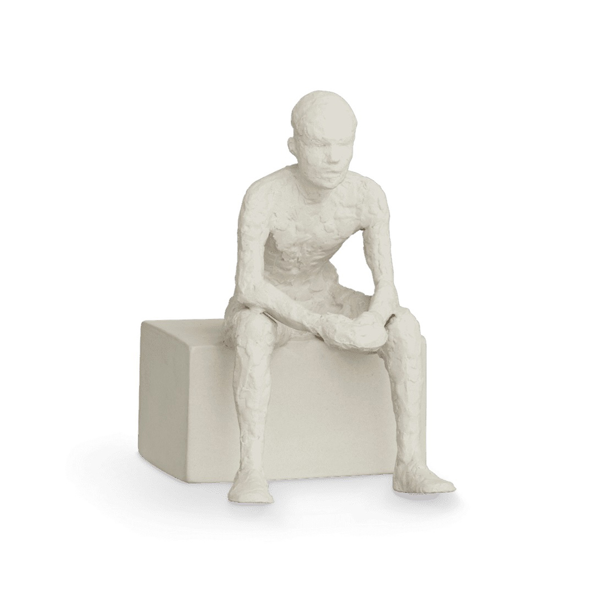 Kähler - Der Reflektierende | Character Skulpturen, unglasiert H14 cm