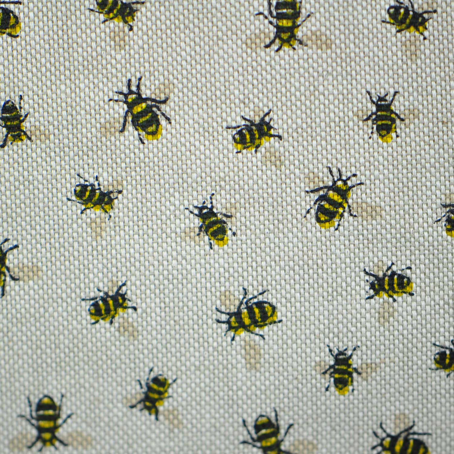 Kissenhülle mit Bienen-Motiven - Struktur