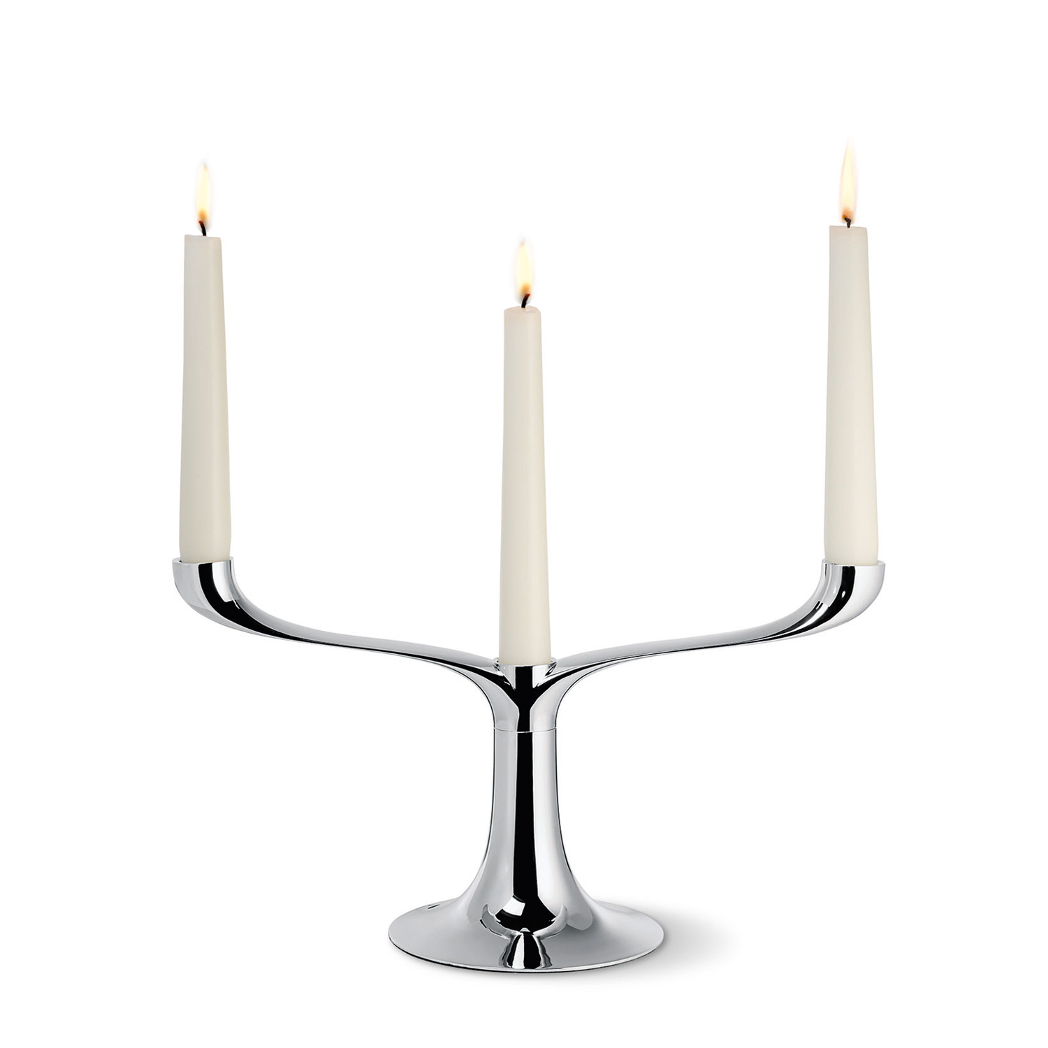 Kerzenleuchter_CANDELABRA_Philippi2 Kerzenständer mit Stecksystem mit 3 Kerzen