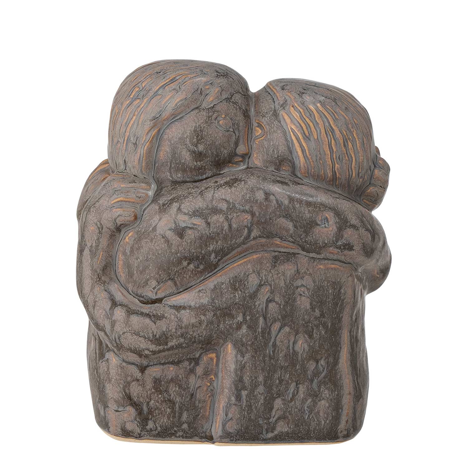 Skulptur_82055168 Skulptur der Liebe aus zwei umschlungenen Personen - Seitenansicht