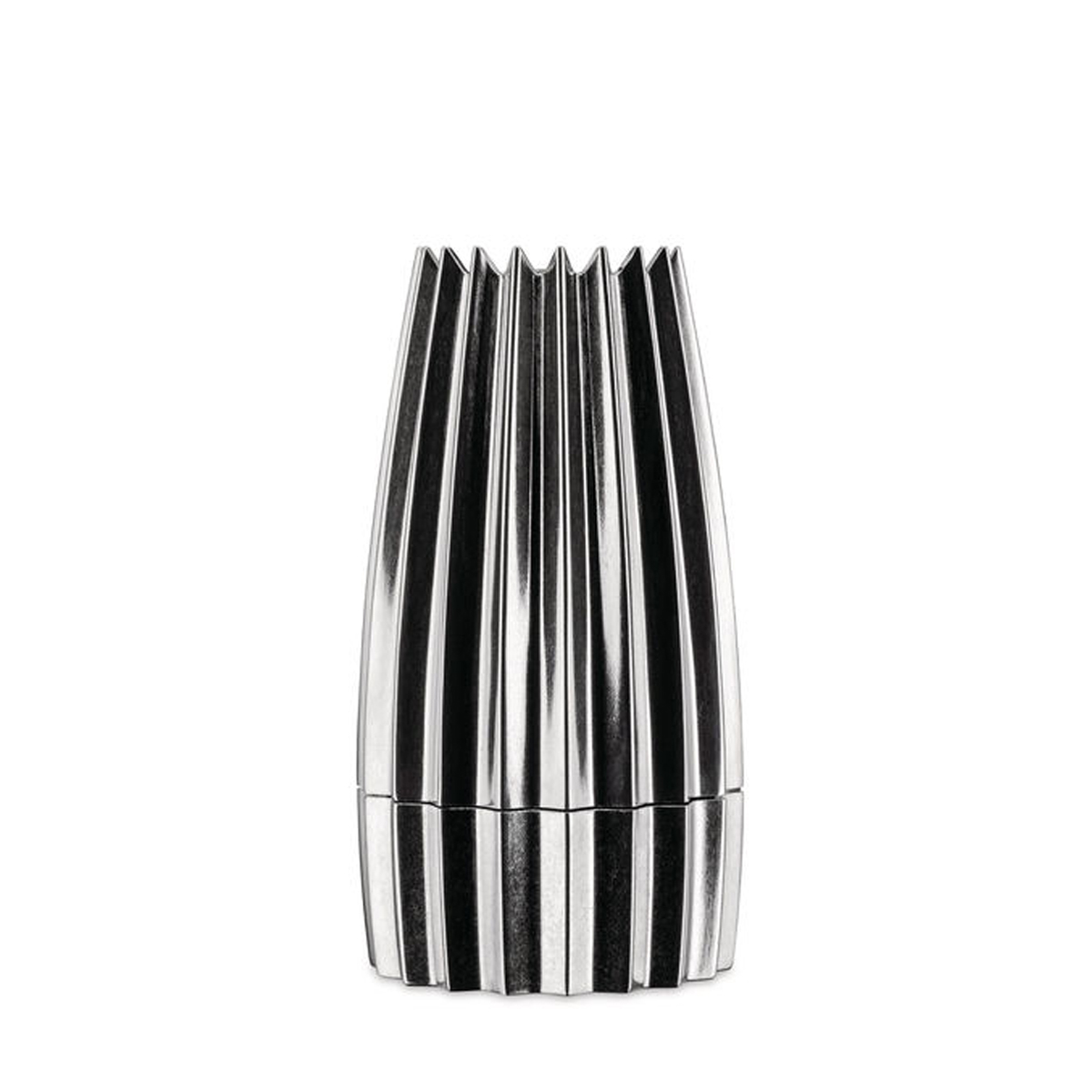 Alessi - Grind Salz-, Pfeffer- und Gewürzmühle Aluminium – Design-Gewürzmühle mit Keramikmahlwerk