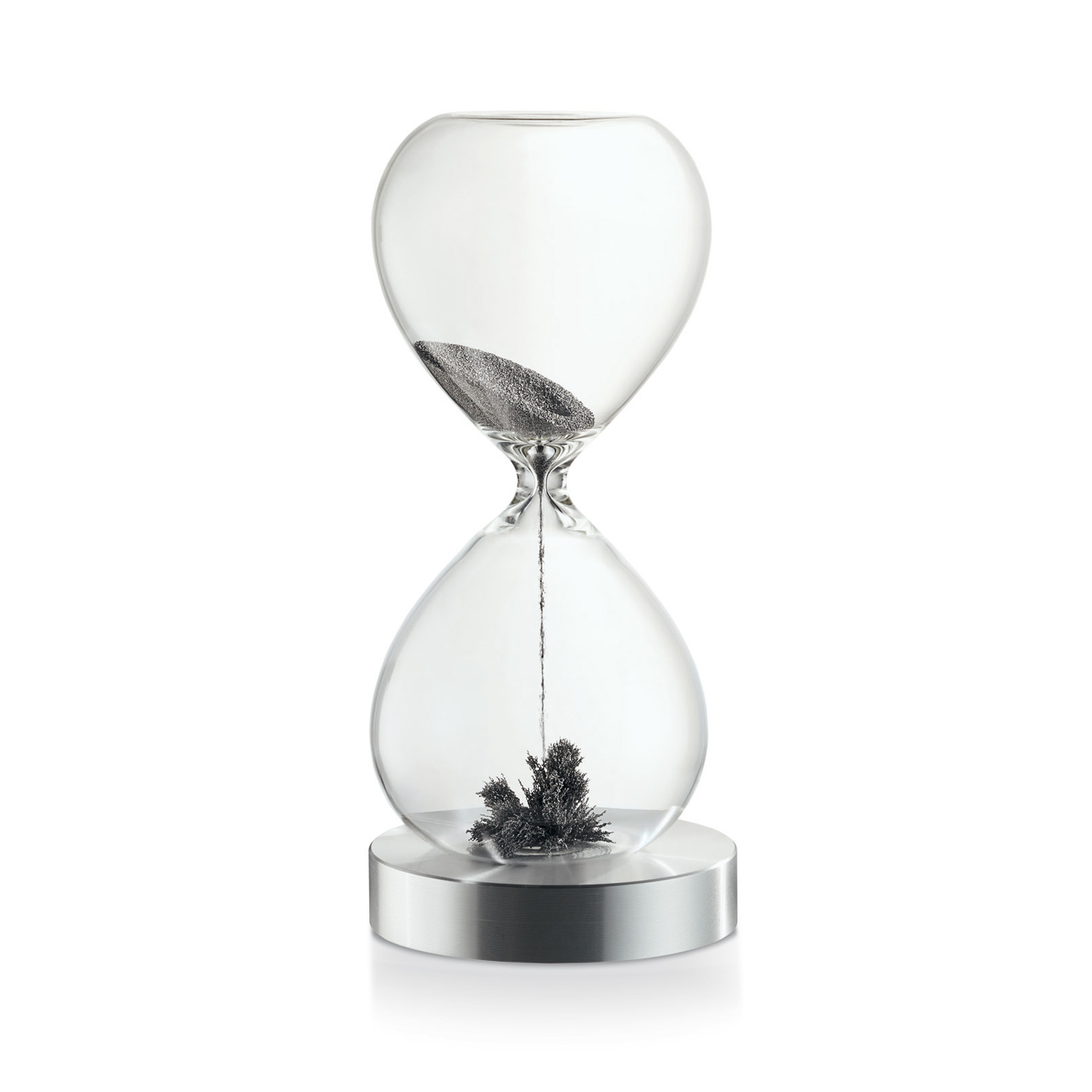 103004_LALA_Denkpause Sanduhr mit Metallspänen und Magnet
