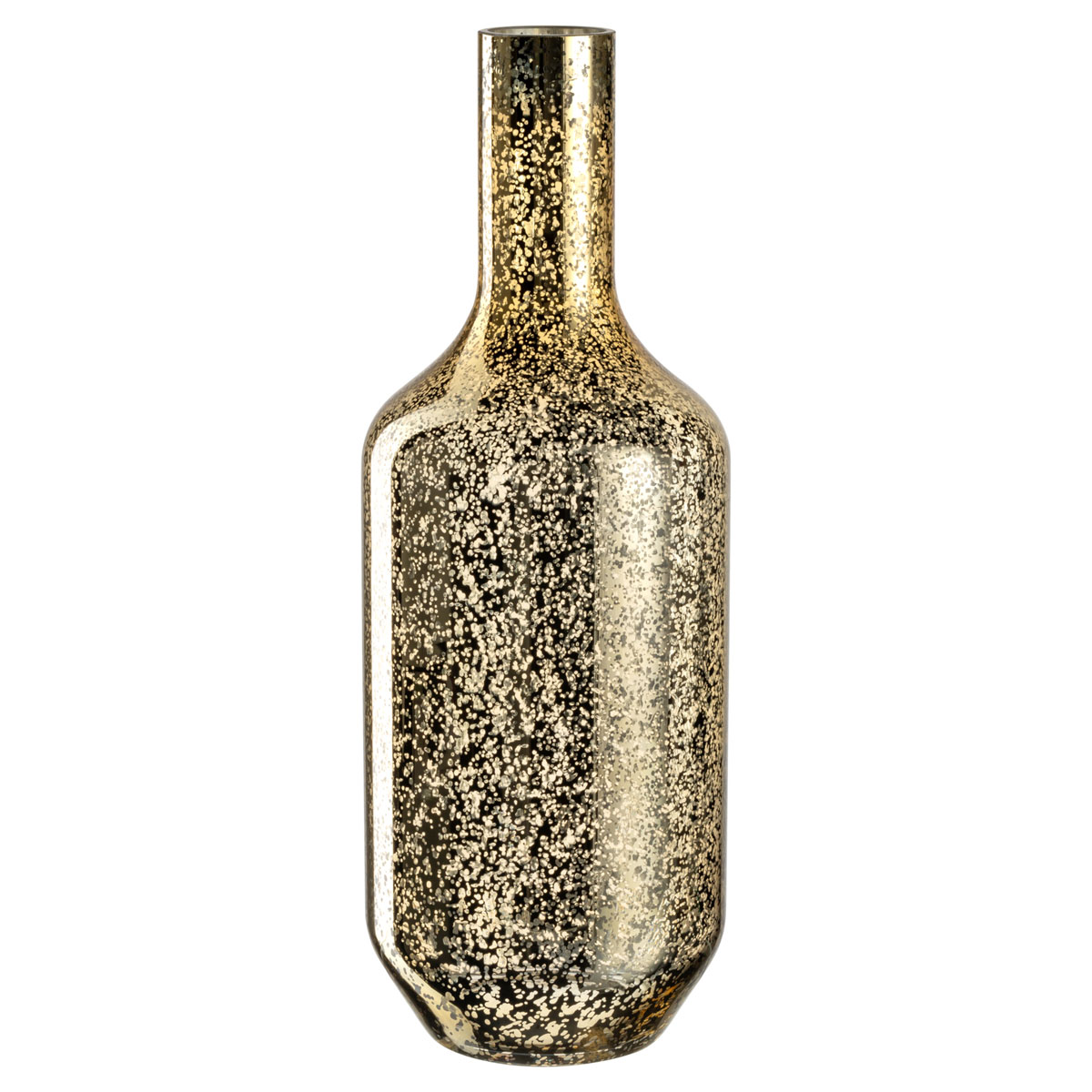 Leonardo - Vase MILANO - Glasvase gold gesprenkelt