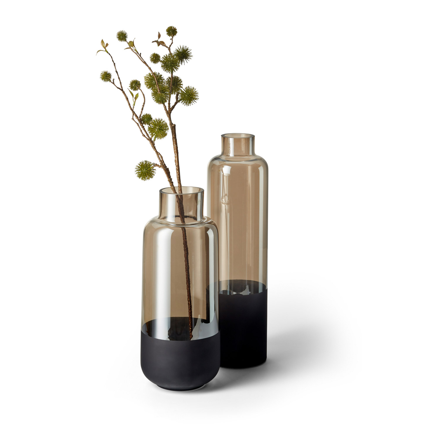 LINUS_grosse-vase-fuer-pamapsgras Braune Bodenvase LINUS von Philippi