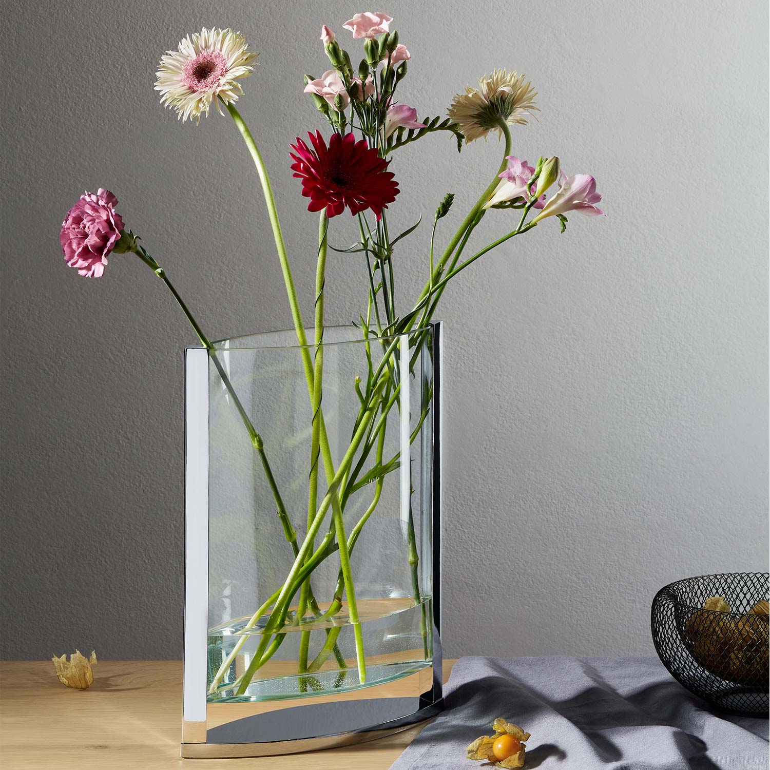 DECADE_vase Blumenvase aus Glas als Bilderrahmen