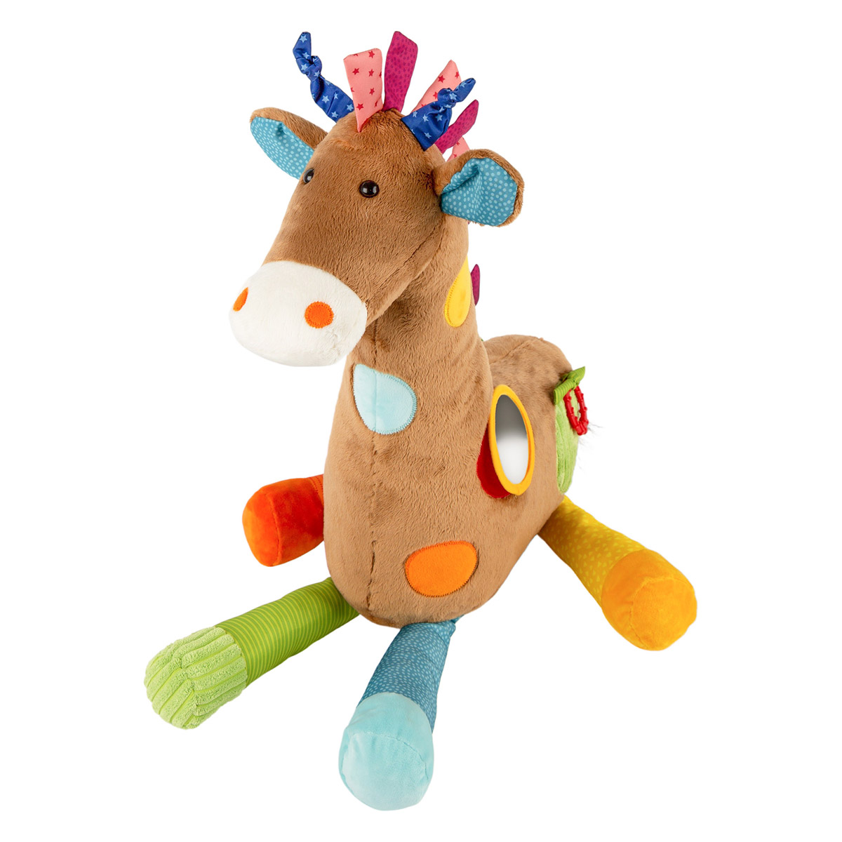 sigikid - Aktiv Spiel-Giraffe - Plüschfigur - XXL-Giraffe - Spieltier - PlayQ