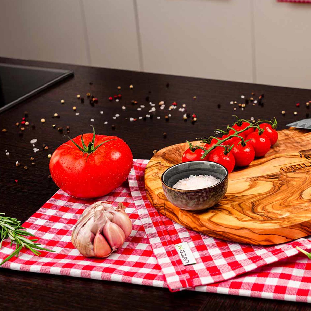 Set_Karo_2 Platzset aus 100% Baumwolle