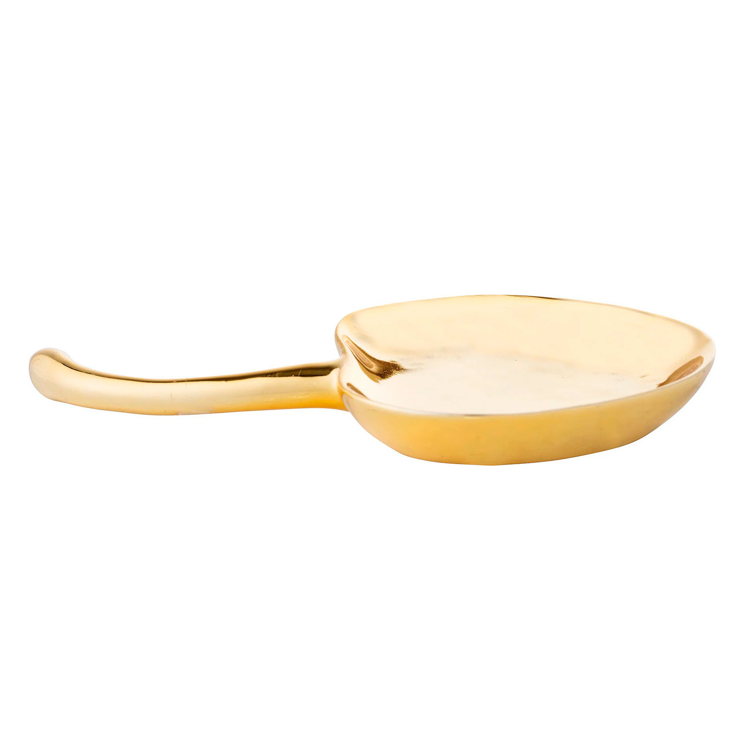 Stanko_Kirsch_Tablett_75239470_1 Goldenes Tablett in Kirschform aus Keramik - Seitenansicht