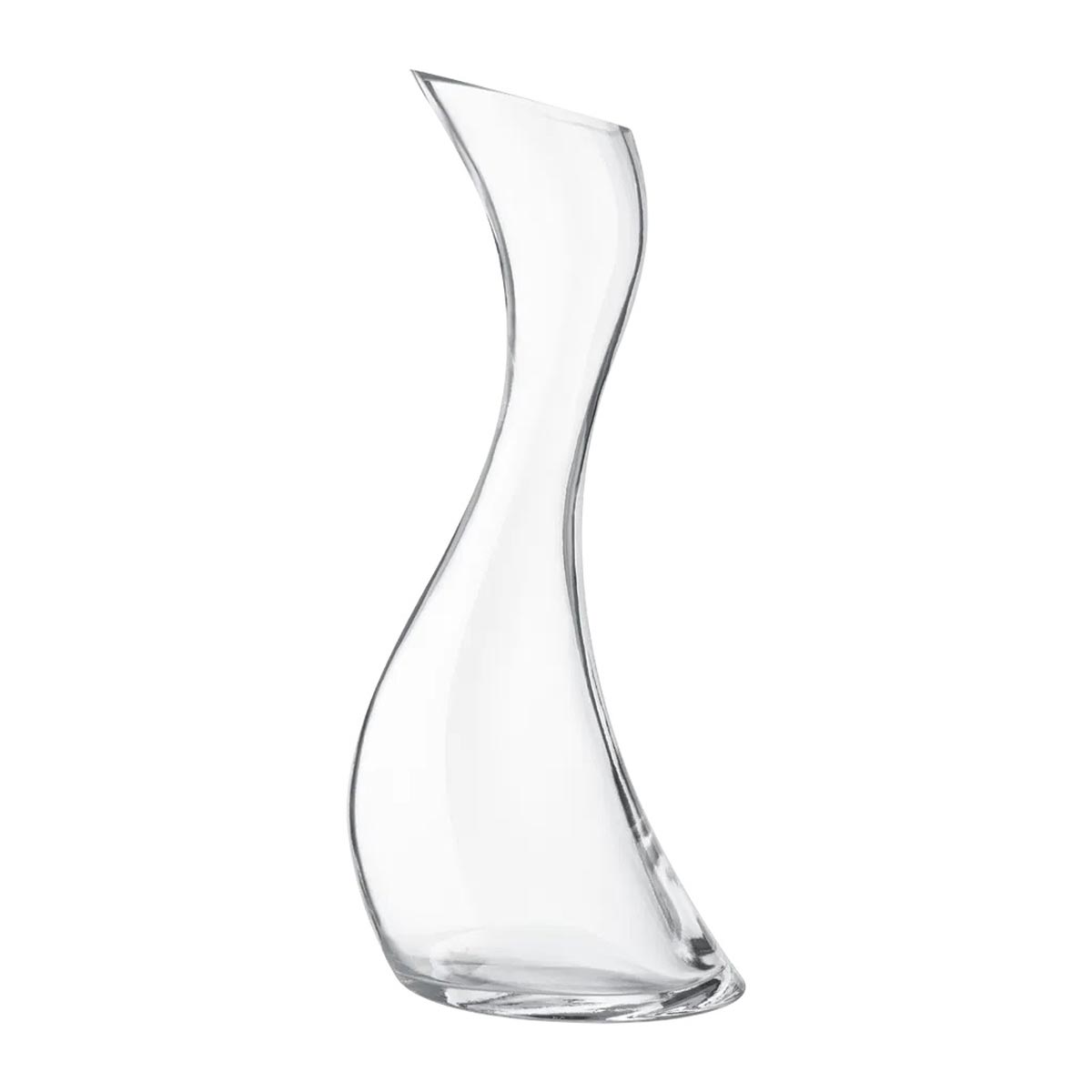 Design Glas Karaffe COBRA in geschwungener Form