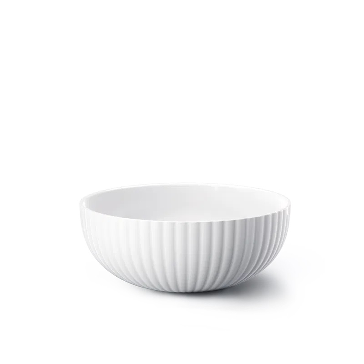 Georg Jensen - Weisse BERNADOTTE Salatschüssel aus hochwertigem Porzellan