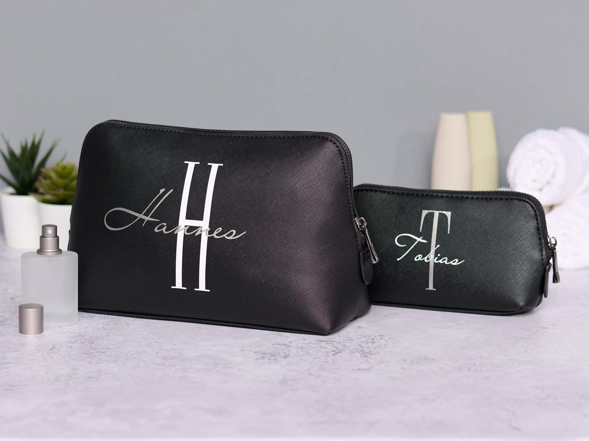 Kulturtasche_Herren_Initial_1 Personalisierte Kulturtasche für Herren - Set