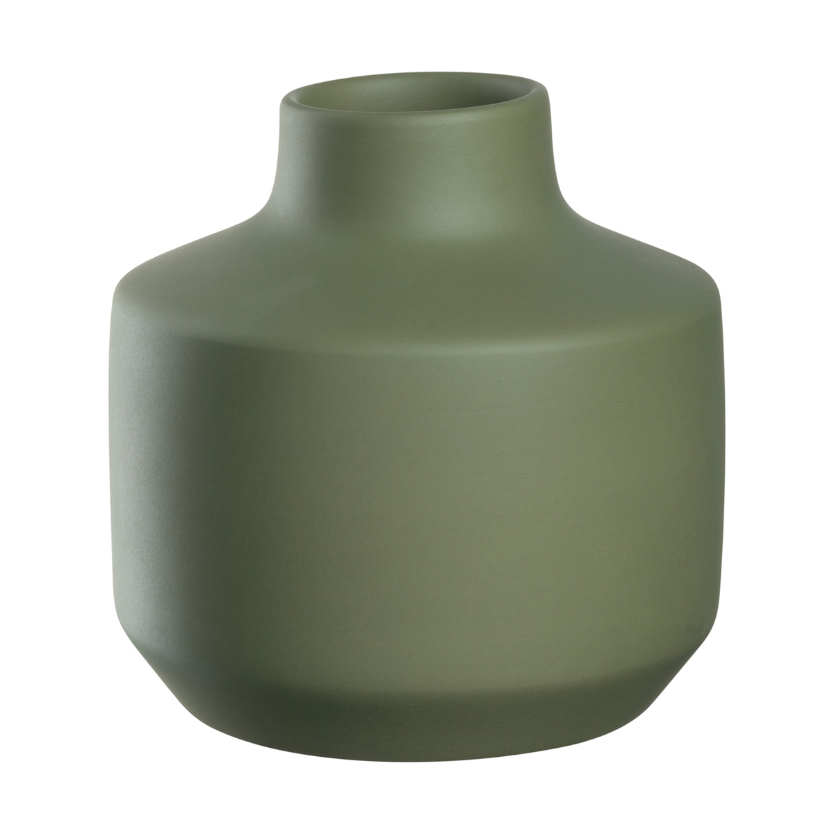 Leonardo - Keramikvase MILANO - Blumenvase grün - Bauchige Vase