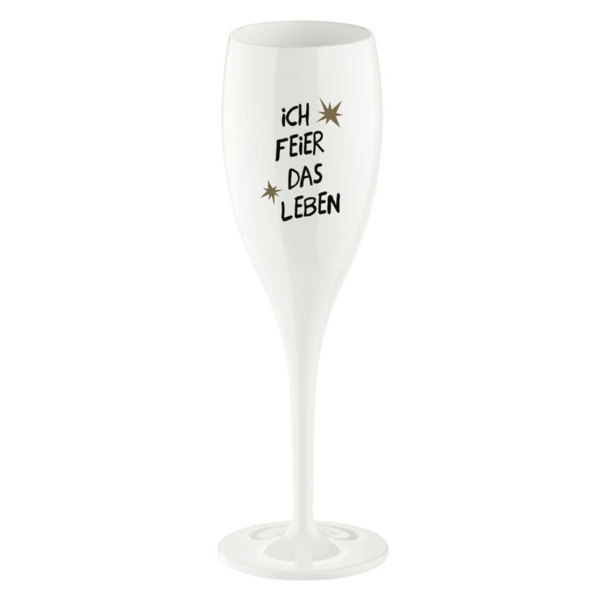 koziol - Sektglas Ich feier das Leben - CHEERS - Superglas - 100ml