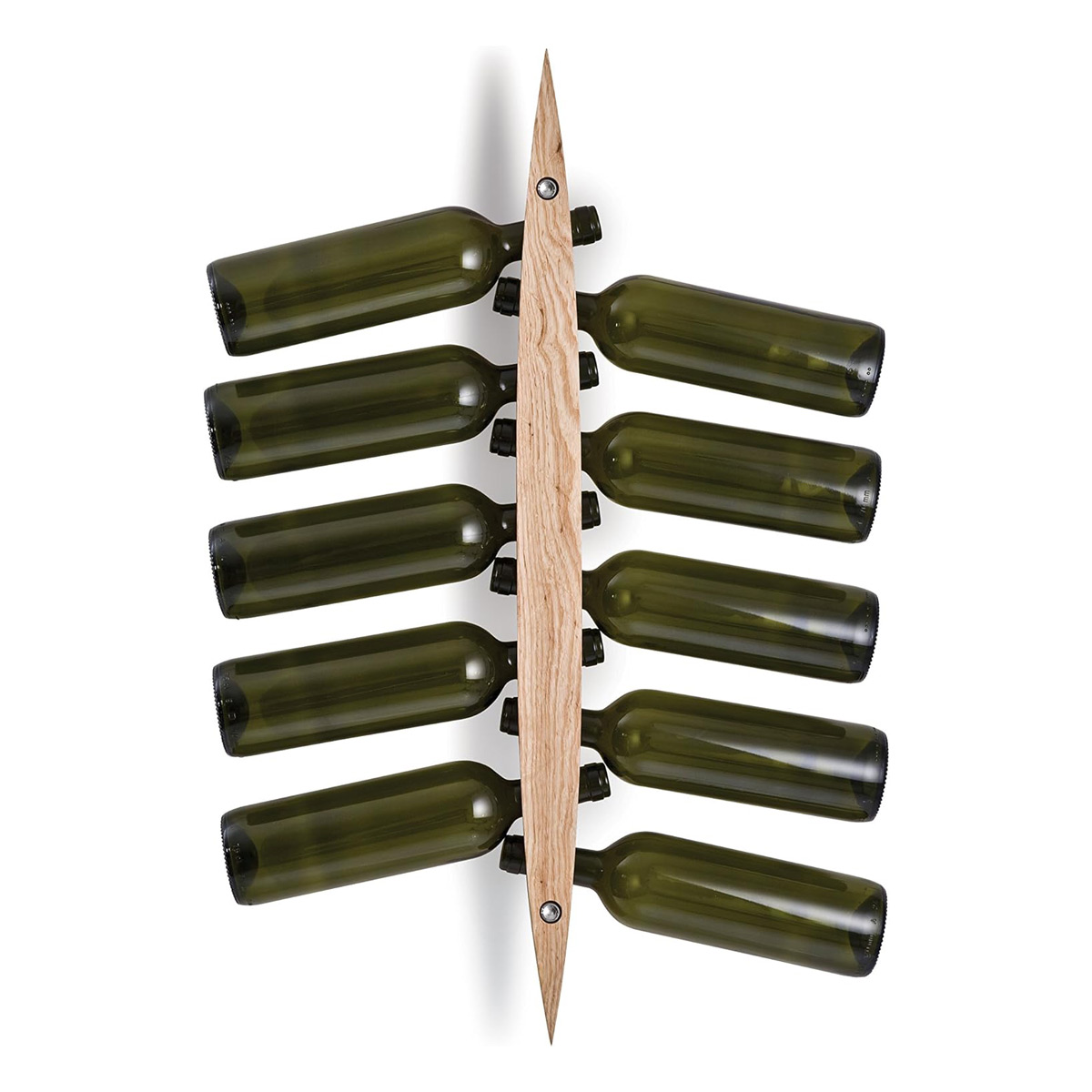 LegnoArt - Flaschenregal Enoteca aus Wenge-Holz für 10 Weinflaschen