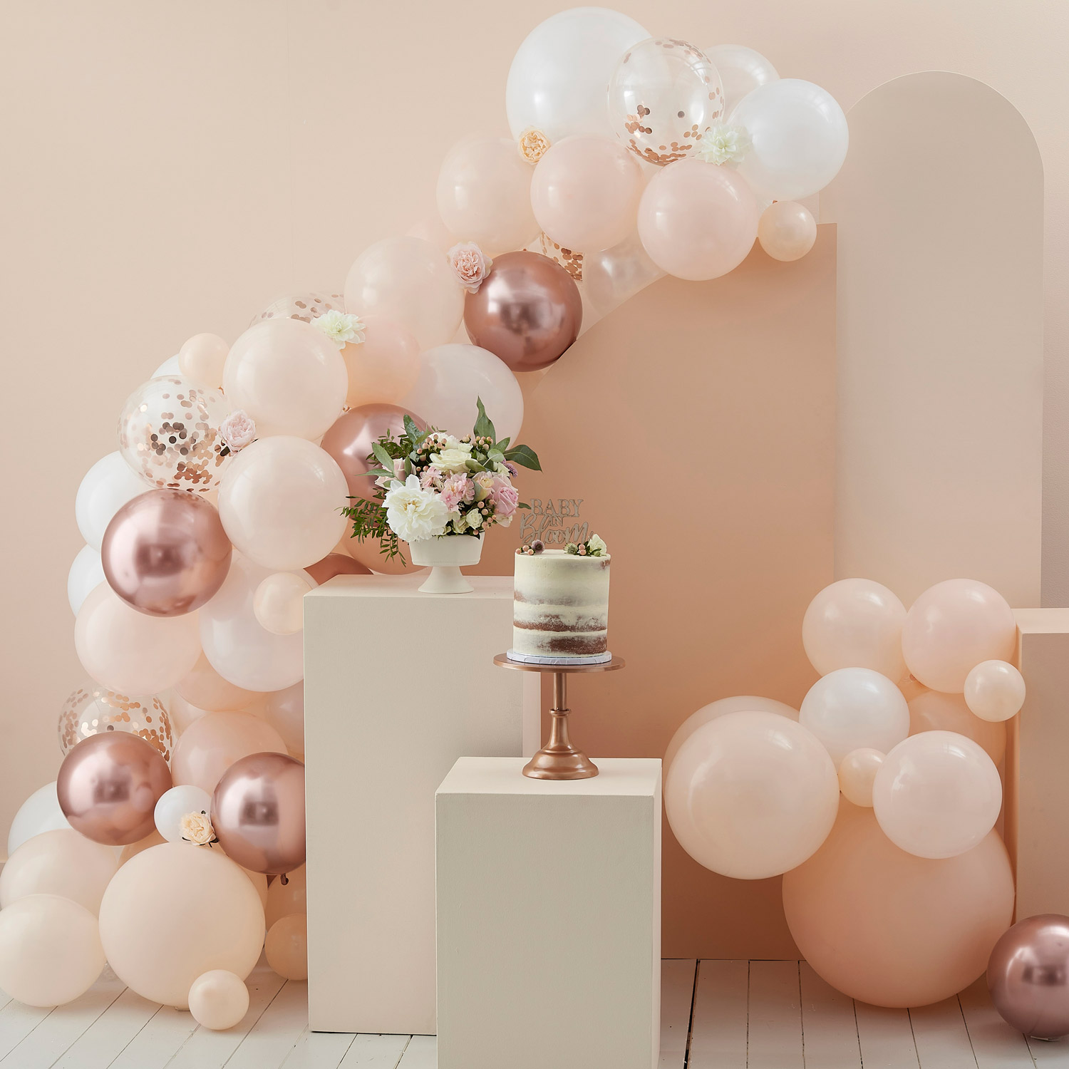 BL-104_1 Ginger Ray - Ballongirlande Peach