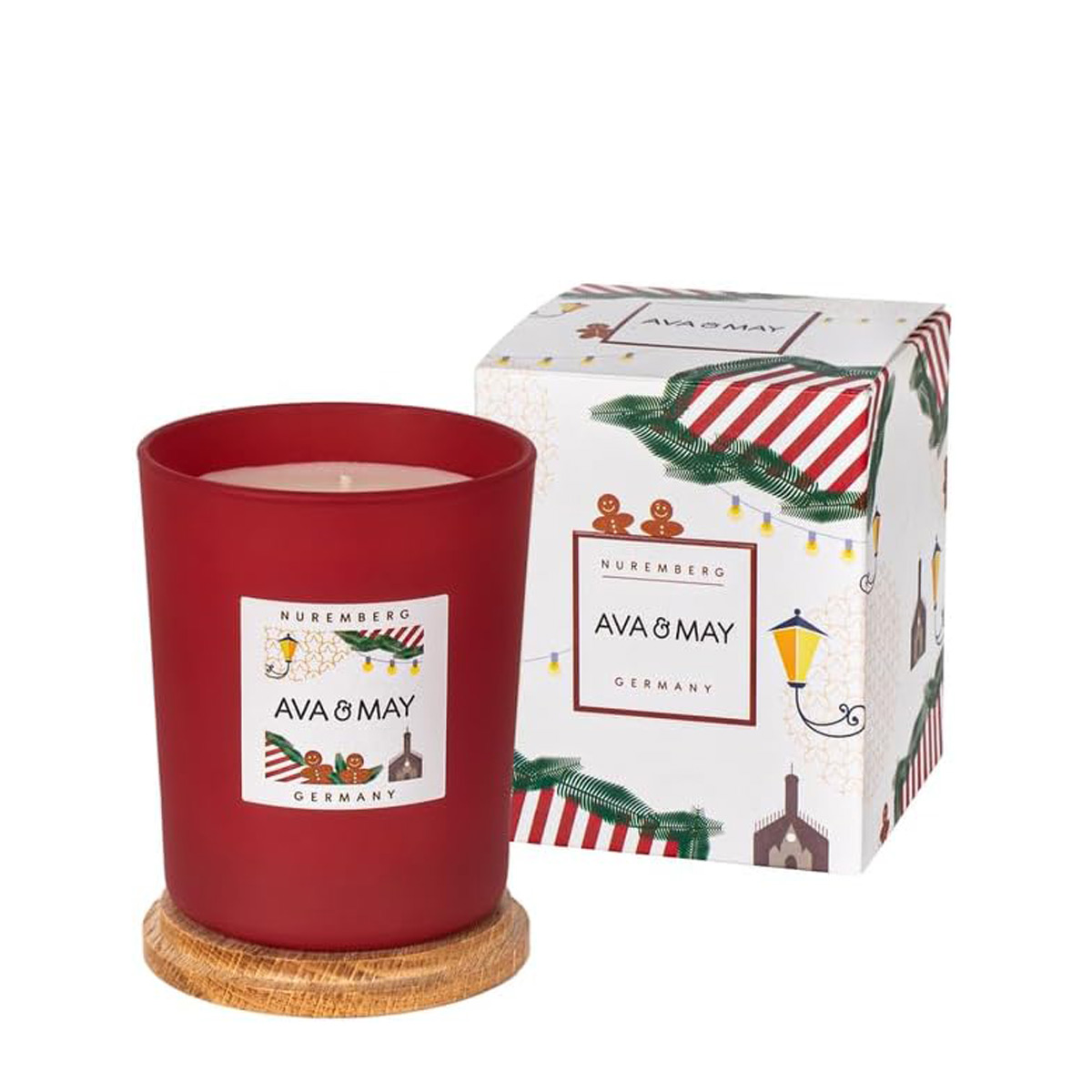 AVA & MAY - Duftkerze Nürnberg - Vegane Duftkerze aus 100% Sojawachs