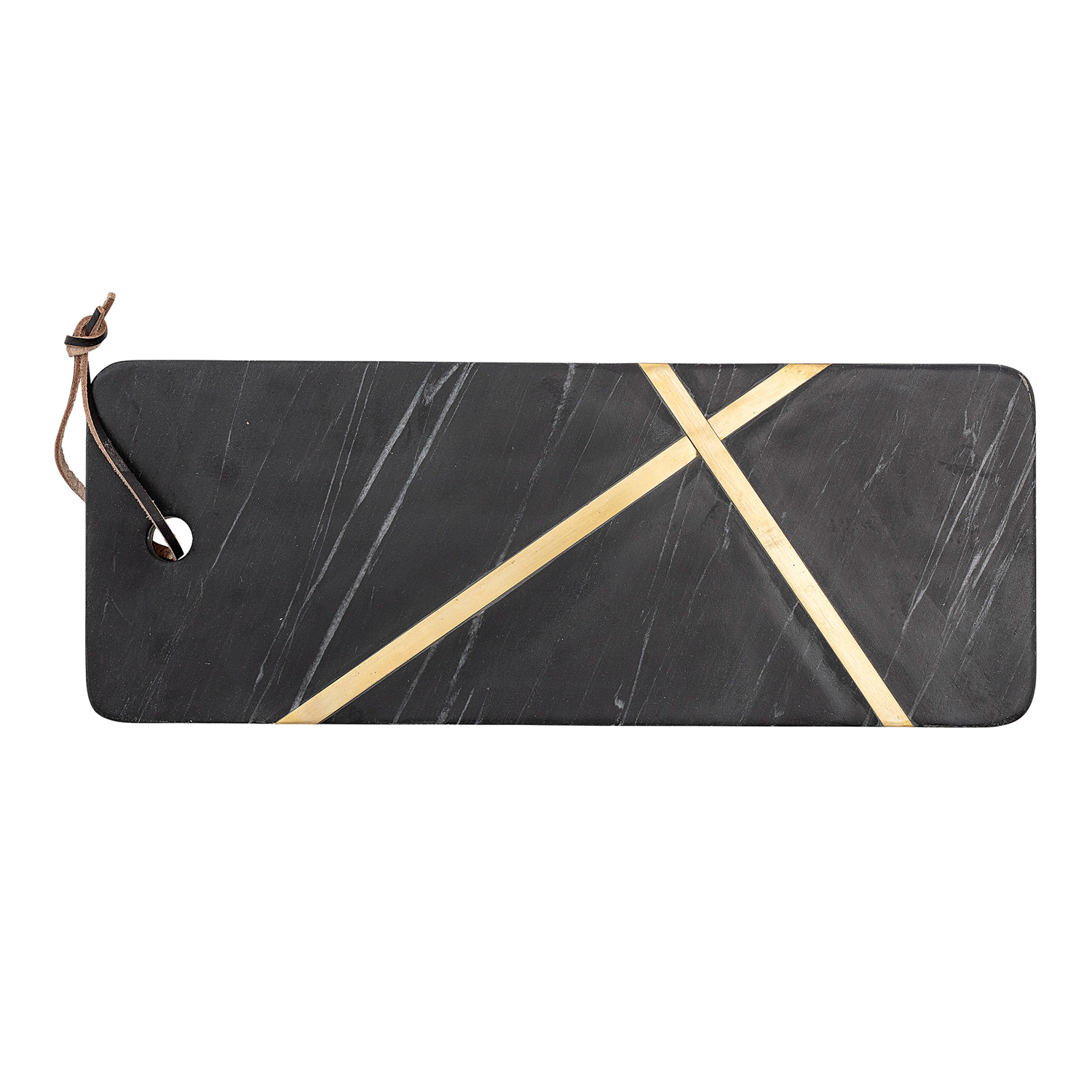 82049504 Schneidebrett Elsi Cutting Board Serviertablett Brett – Marmor schwarz