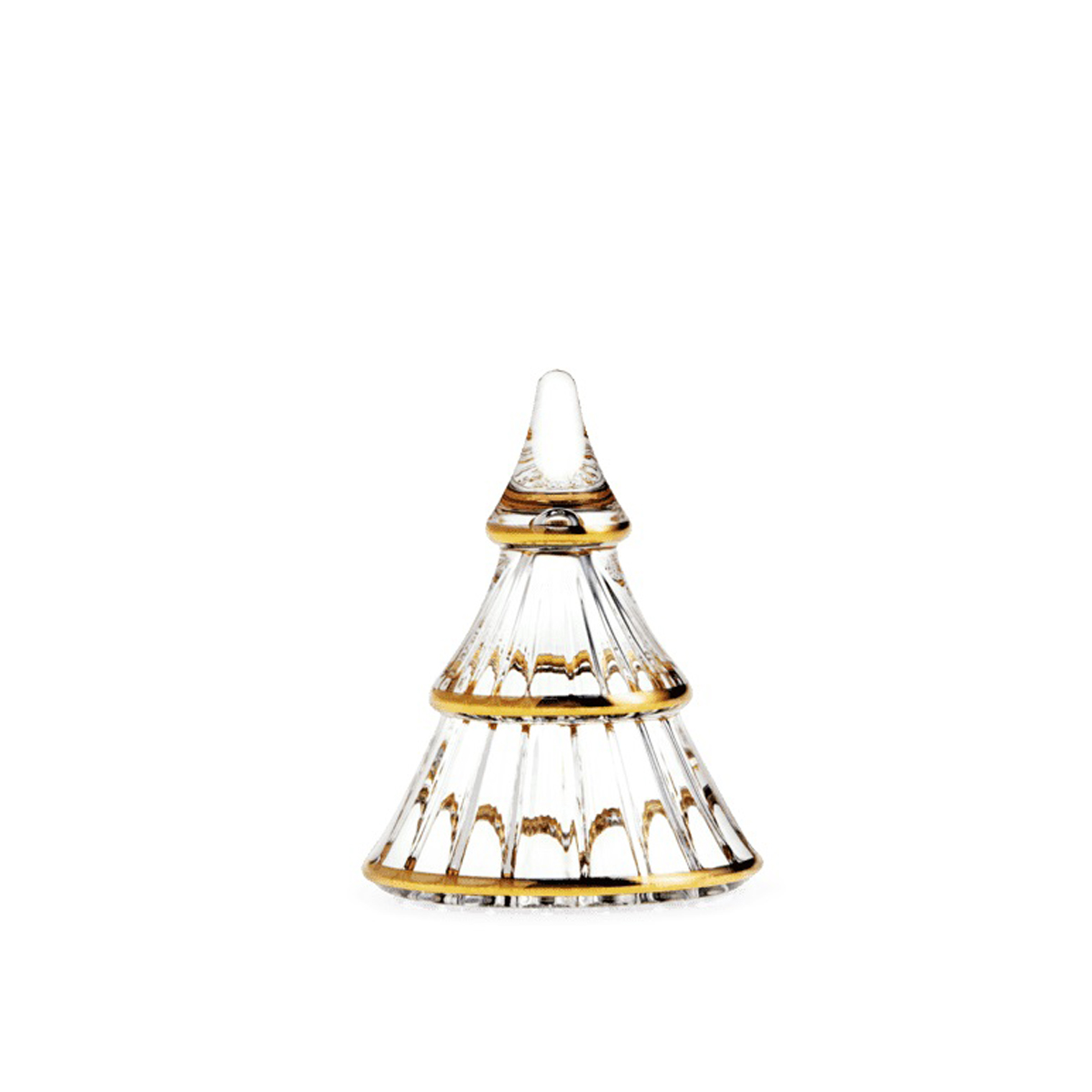 Holmegaard - Fairytales Weihnachtsbaum aus Glas mit goldener Verzierung
