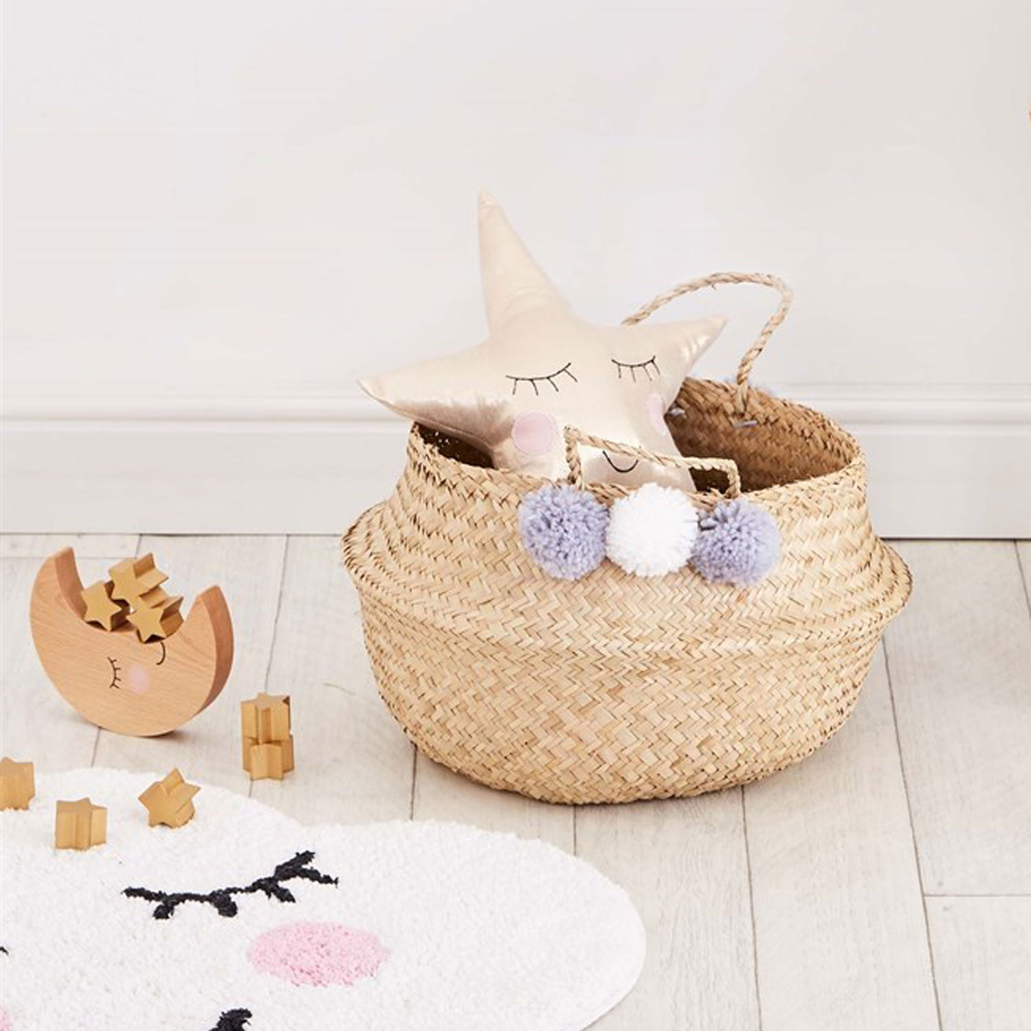 BASK007_1 Aufbewahrungskorb Pom Pom