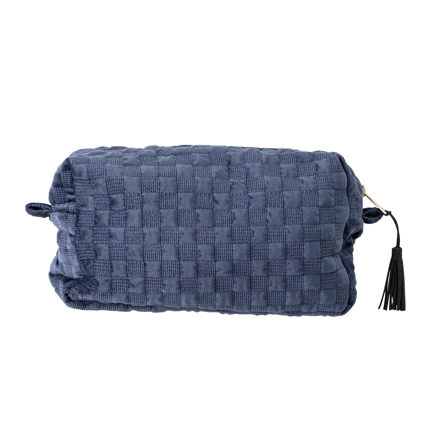 Kulturtasche mit Flechtmuster | Schminktasche Blue | Waschbeutel - Bloomingville