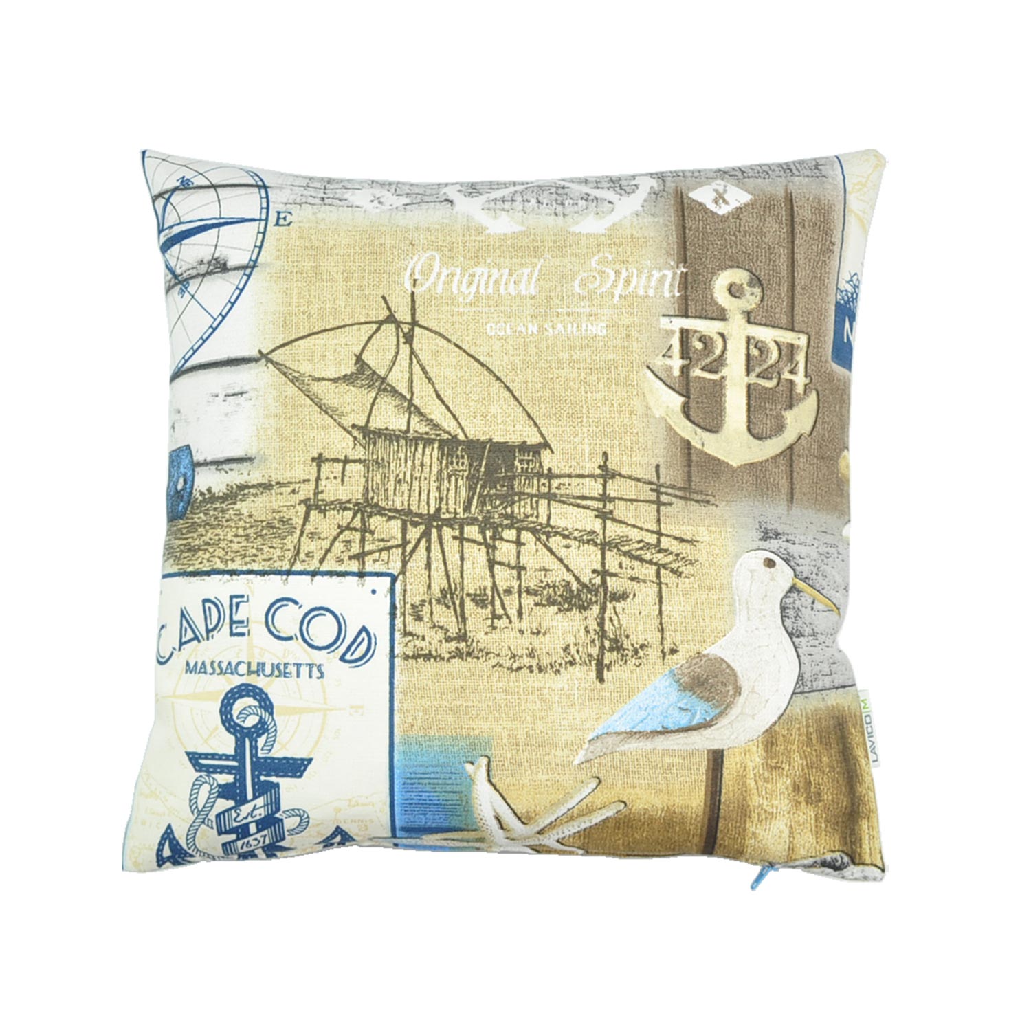 Couchkissen-Ahoi-1 Kissenbezug mit maritimen Motiven