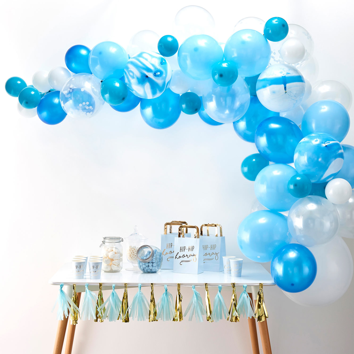 BA-308_1 Ginger Ray - Ballongirlande in Blau