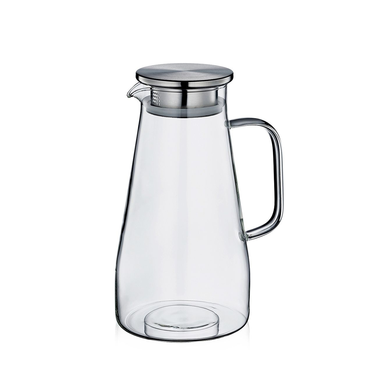 cilio - Wasserkaraffe EMILIA aus Glas - Saft & Limonadenkrug mit Filter