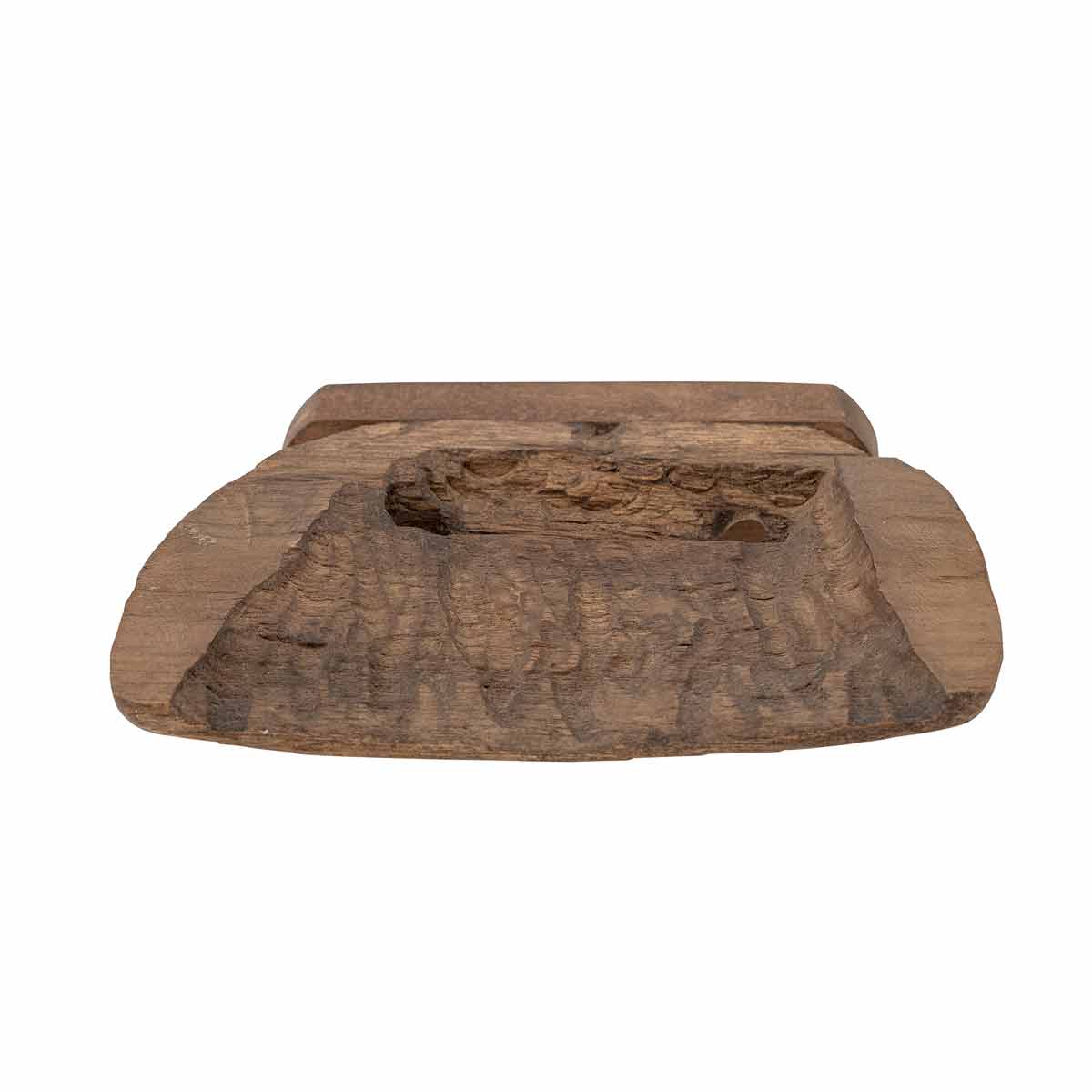 Wandregal_Klein_82056547_1 Kleine Ablage aus dunklem Holz für Küche & Bad - Ansicht von Vorn