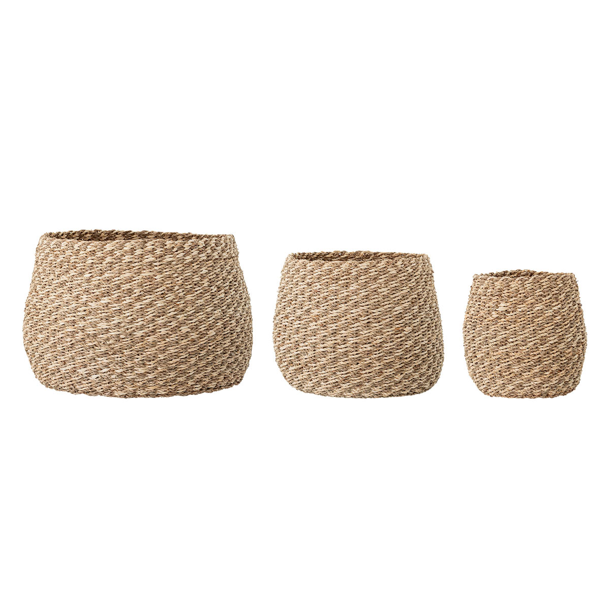 Bloomingville - Korbset Malli - Korb Natur aus Seegras (3er-Set)
