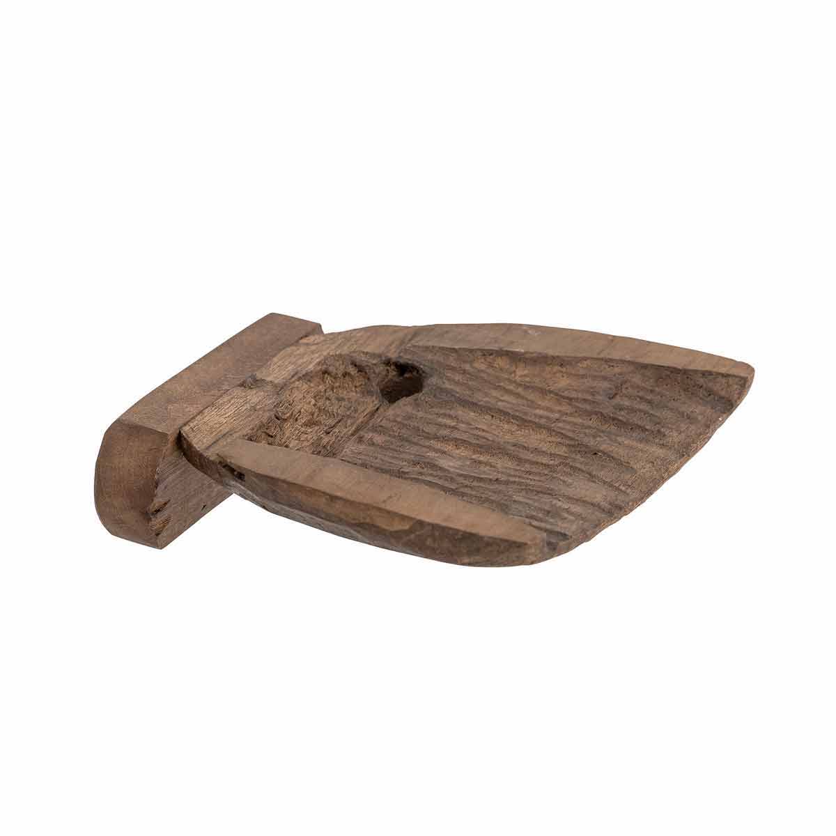 Wandregal_Klein_82056547 Kleine Ablage aus dunklem Holz für Küche & Bad