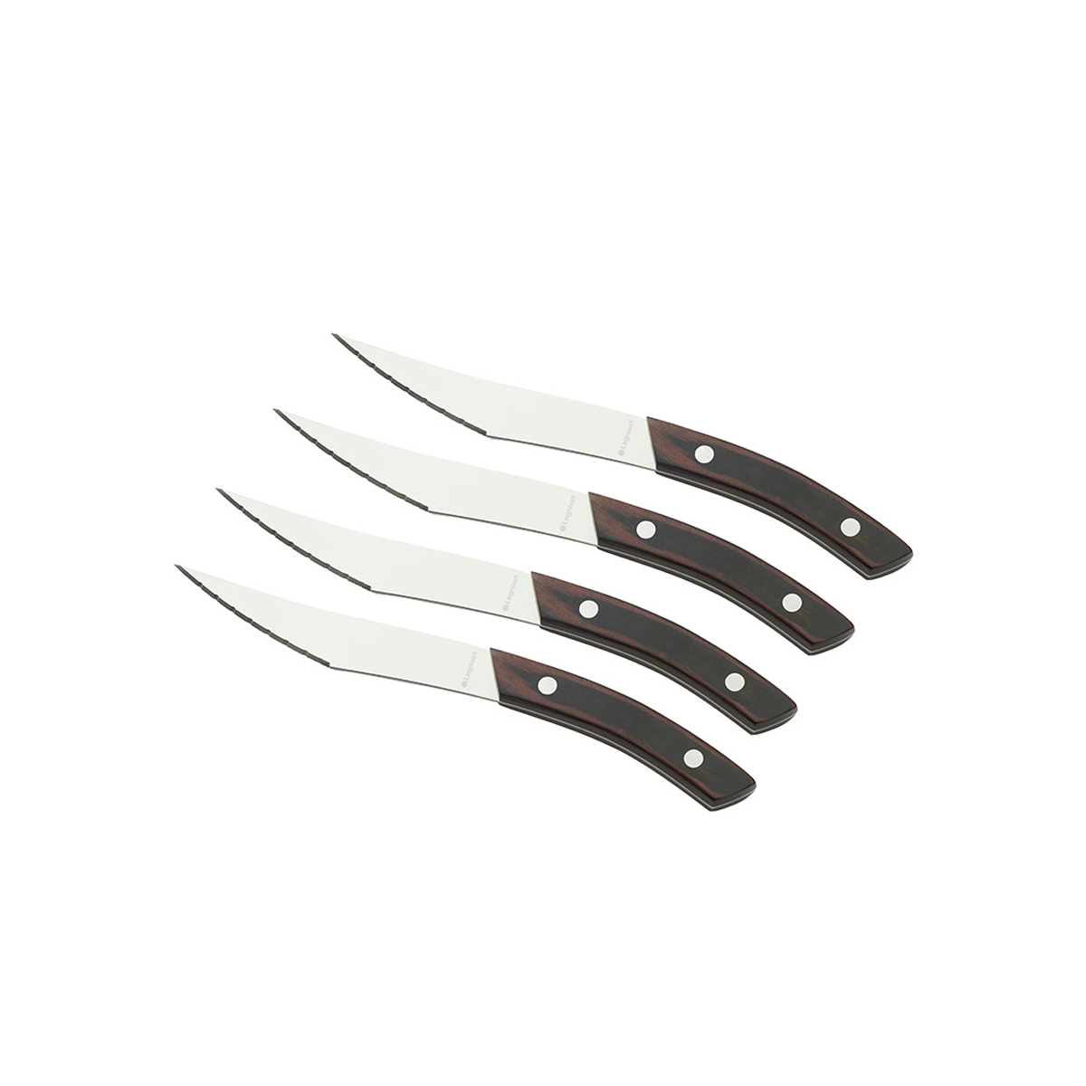 LegnoArt - Pizzamesser-Set Napoli mit Stamina-Holzgriffen