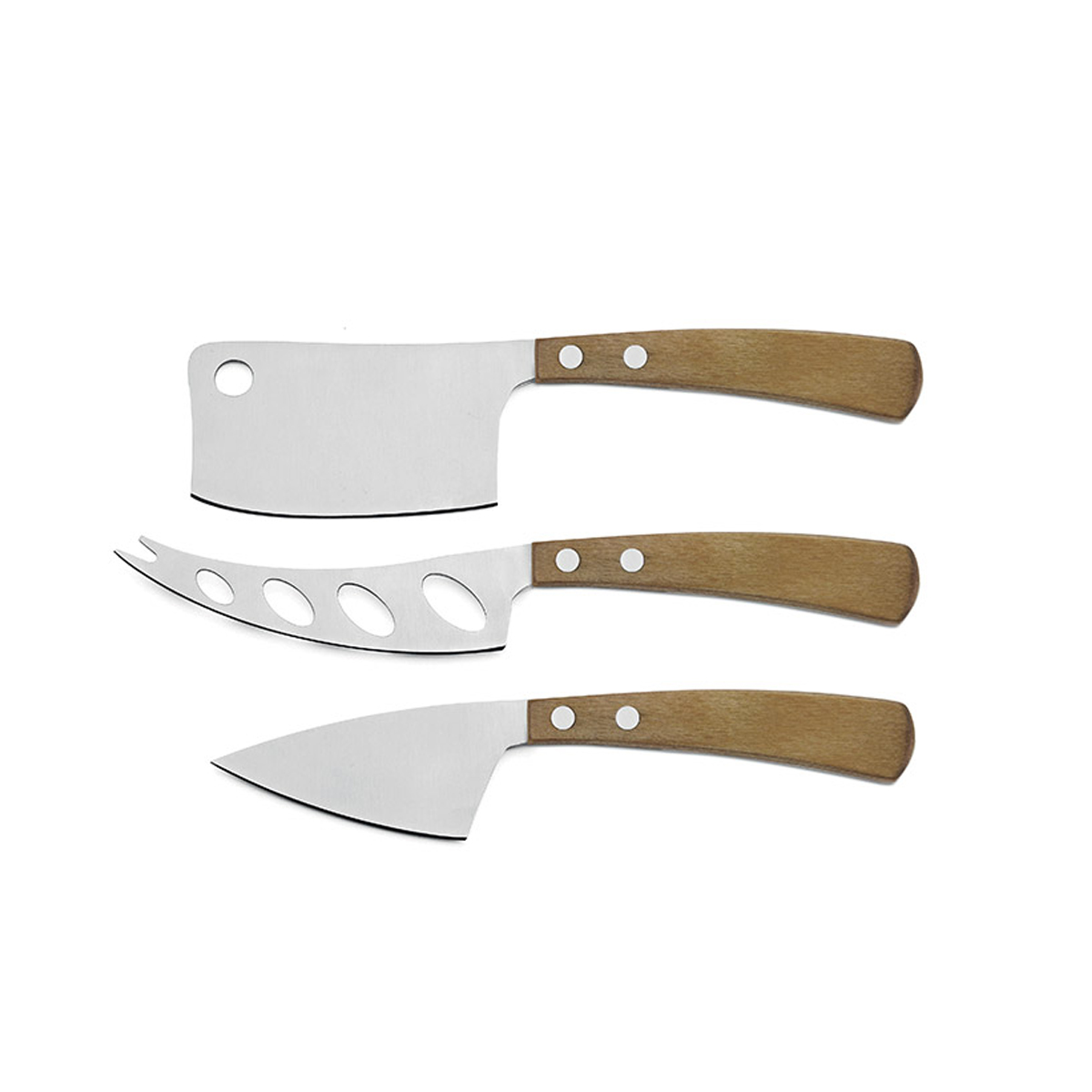 Legnoart - Käsemesser Set Lattevivo mit Holzgriffen