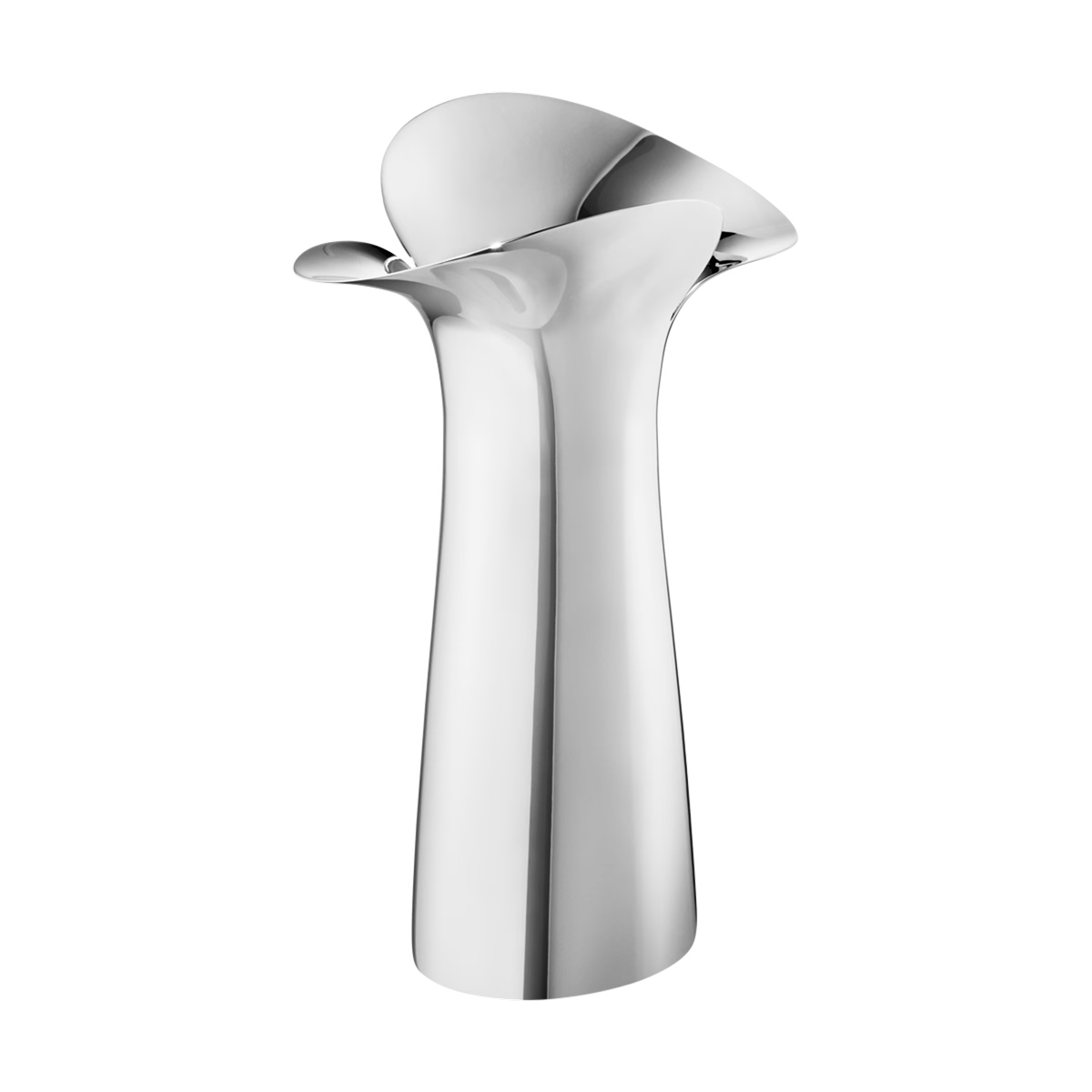 vase_boom_botanica_georg_jensen_1 Schlanke Blumenvase in Blütenform aus Edelstahl