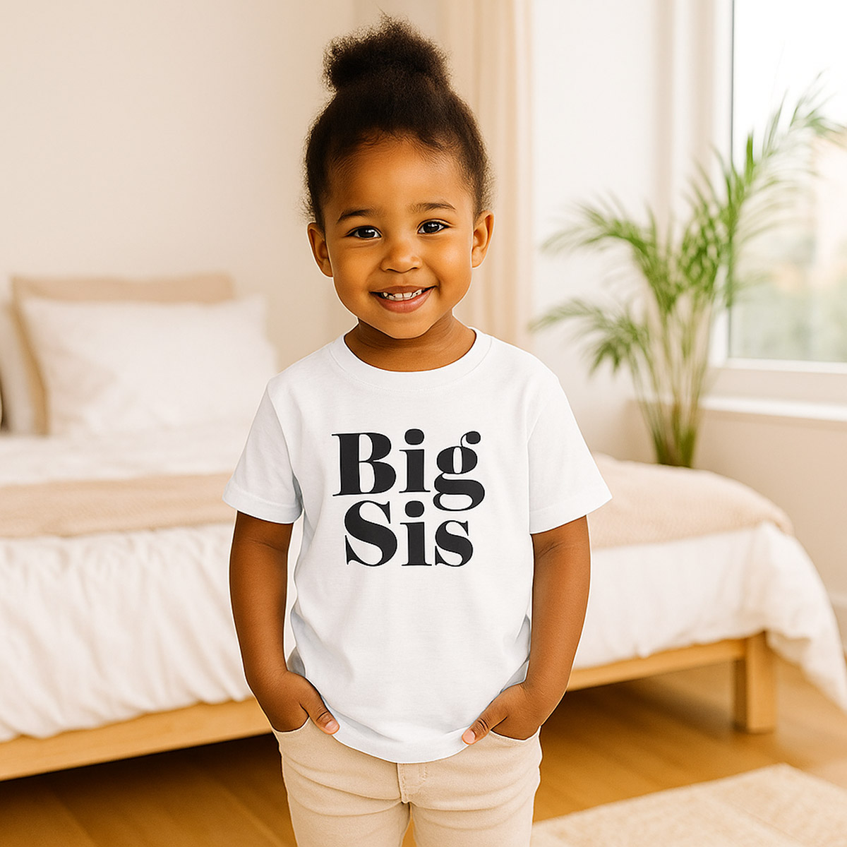Big Sis Statement-Shirt – T-Shirt für große Schwester | Geschenk zur Geburt