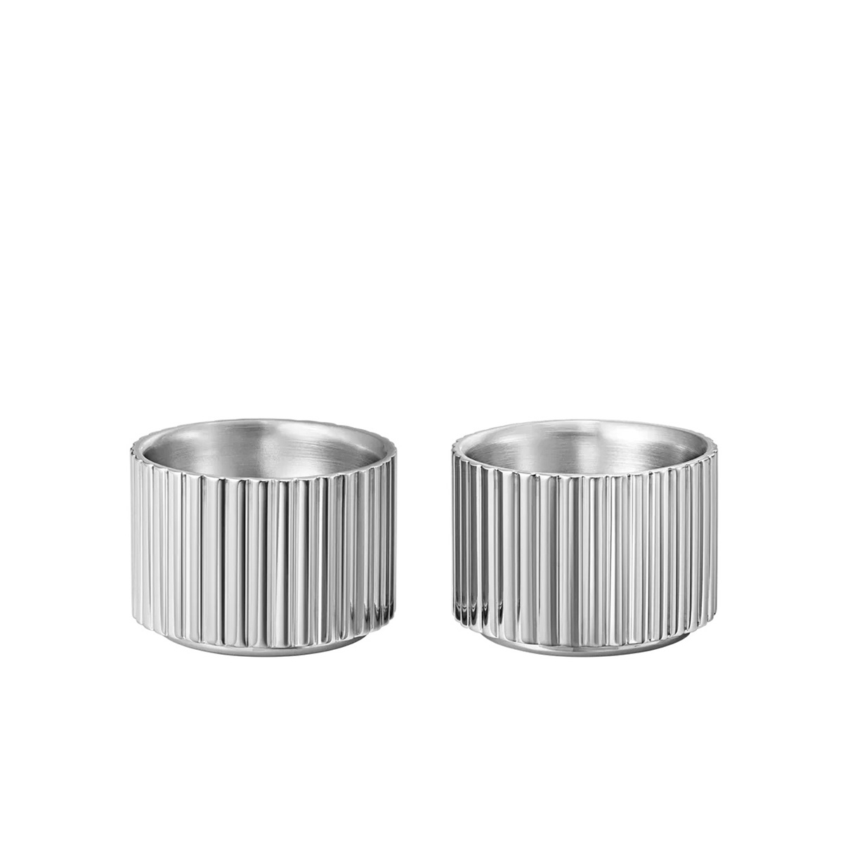 Georg Jensen - BERNADOTTE Design Eierbecher Set - Inspiriert von Sigvard Bernadotte
