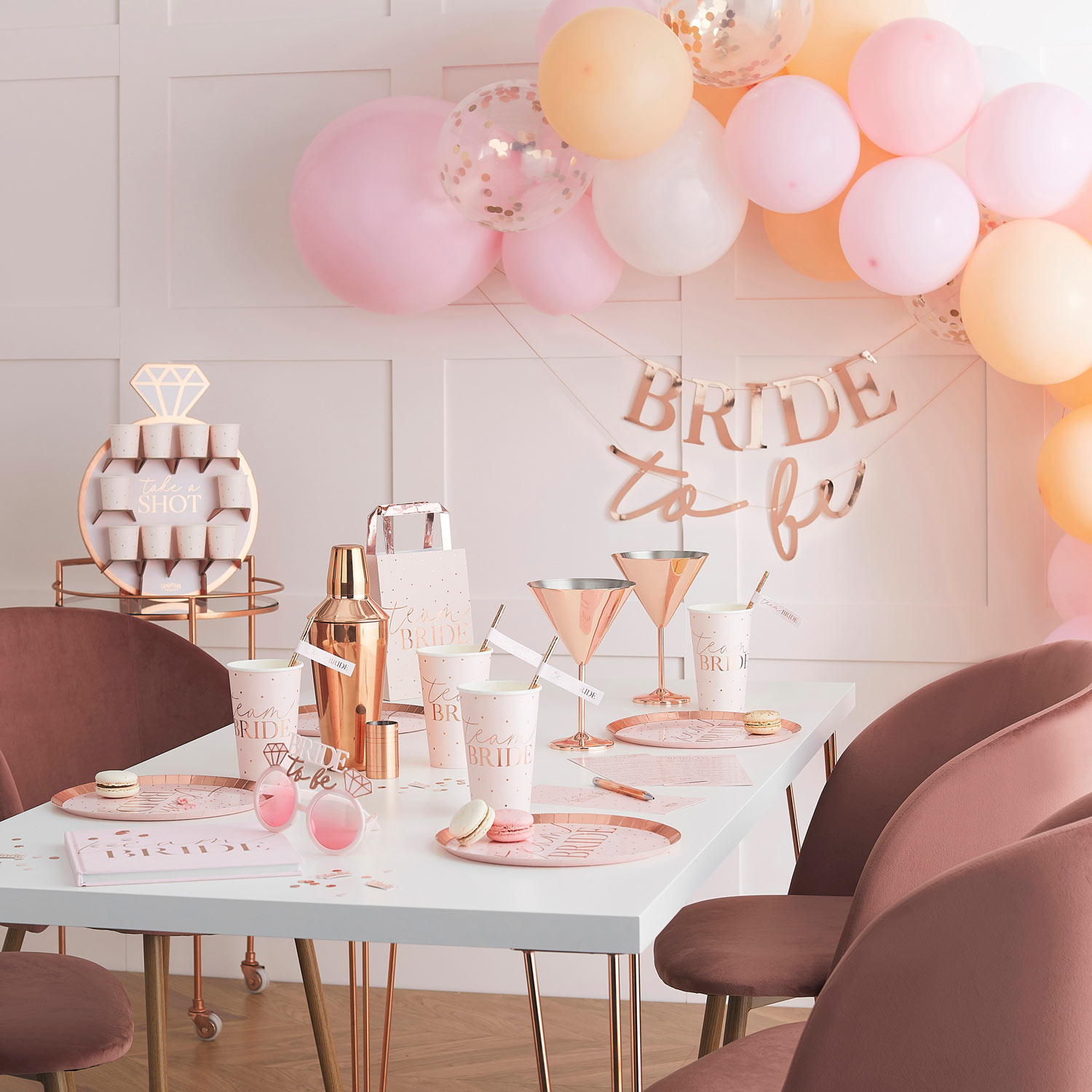 HN-829_4 Ginger Ray - Morgenmantel Team Bride | Brautparty & JGA